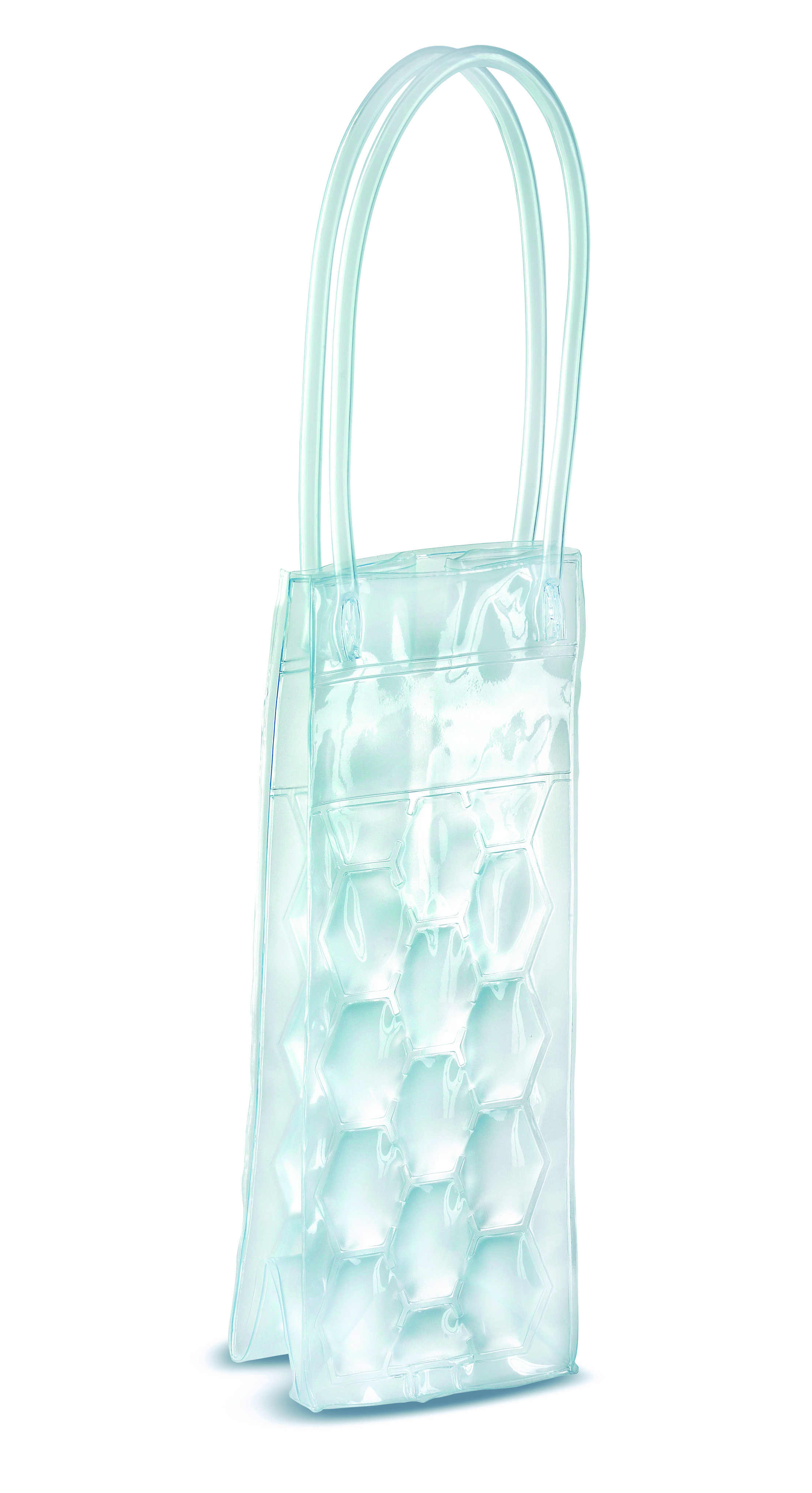 Tasche, Handtasche, Transparente Tasche, Hexagon Muster, Kunststoff