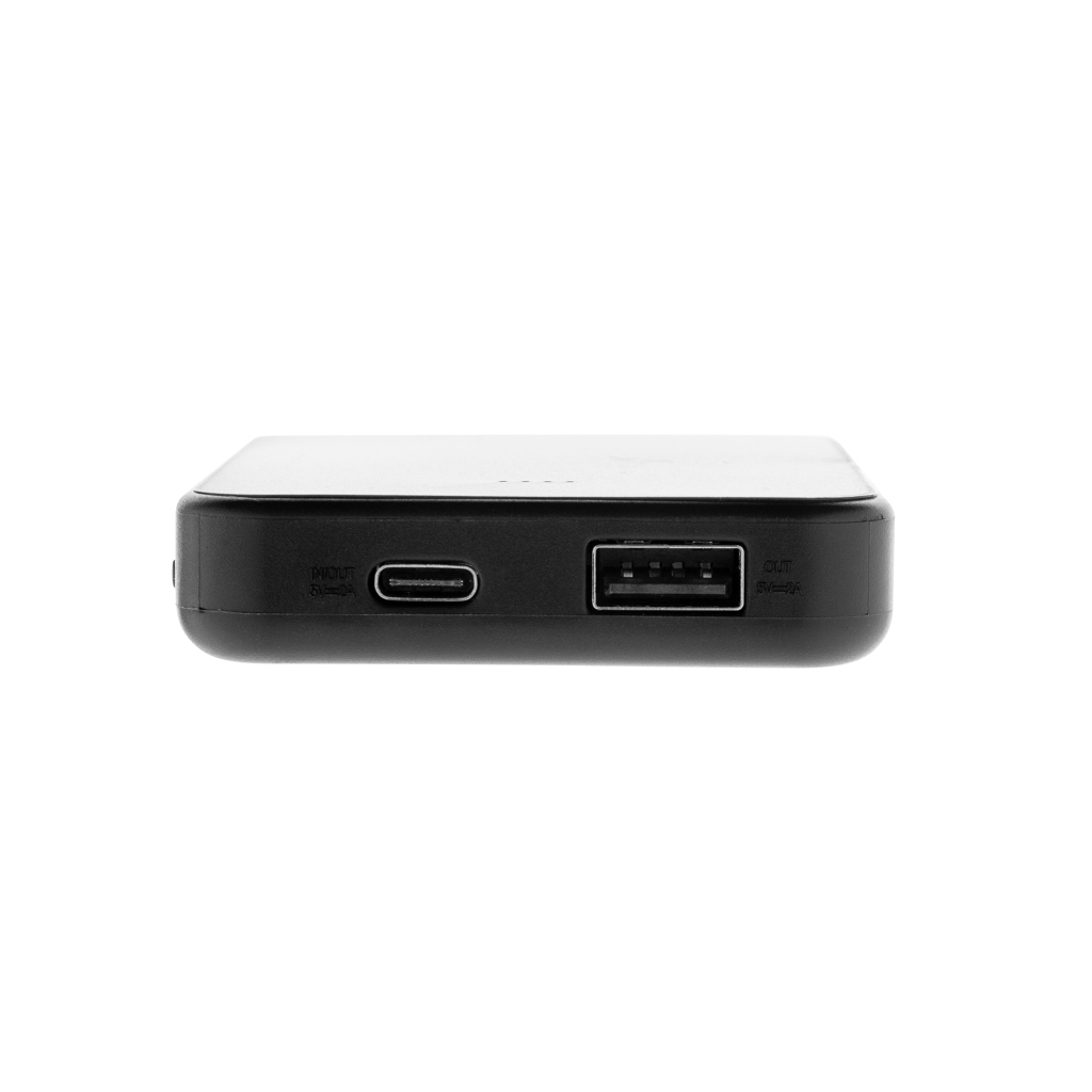 Elektronik, Hardware, Adapter, USB-C-Adapter, USB-A-Ausgang, Powerbank, Schwarz, Kompakt, USB-C, USB-A, Power Bank, Tragbare Ladegerät, Schwarz, Powerbank, USB-C, USB-A, Schwarz, Tragbares Ladegerät
