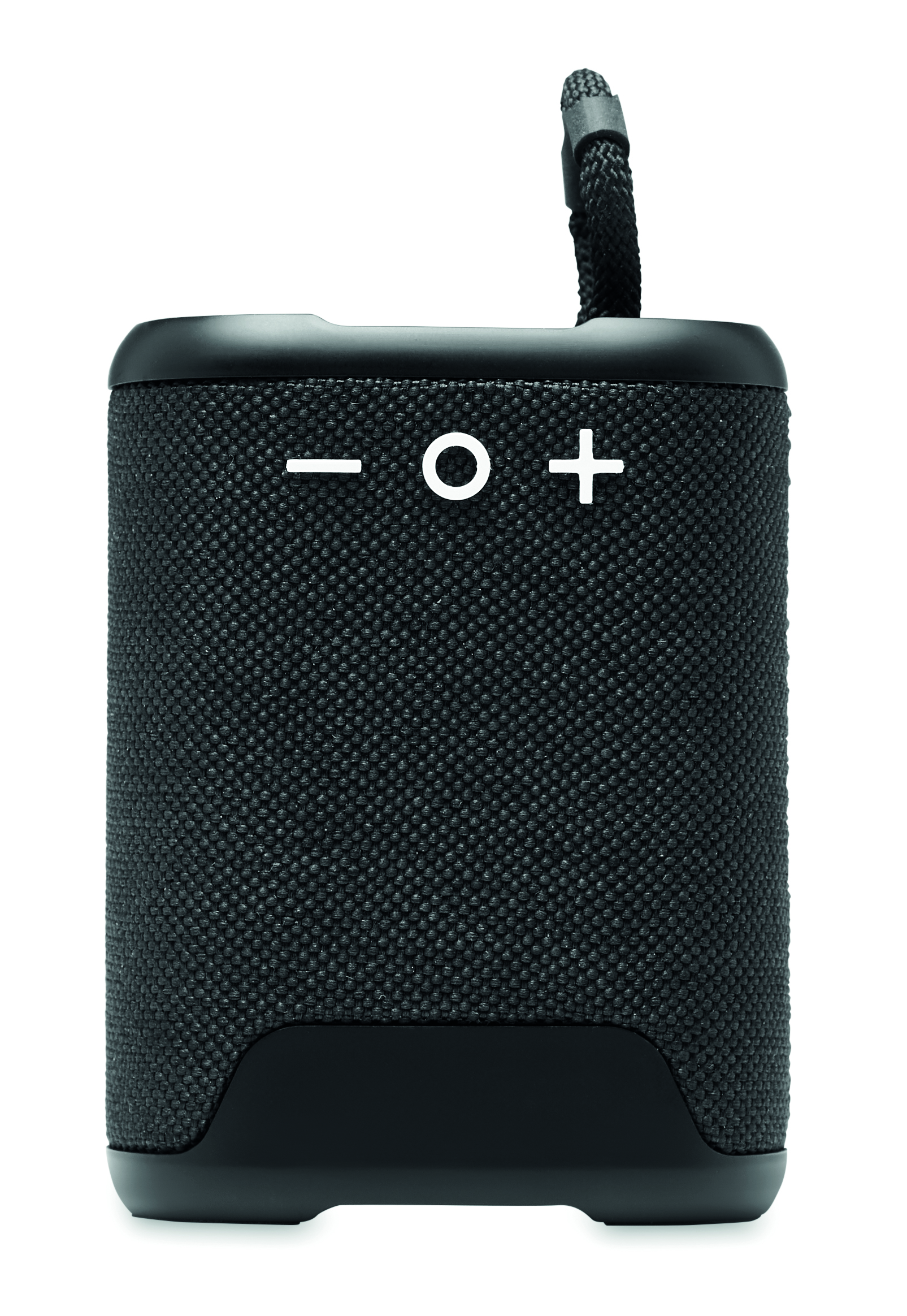 Bluetooth-Lautsprecher, tragbar, Gewebeabdeckung, Schwarz, Aux-Kabel