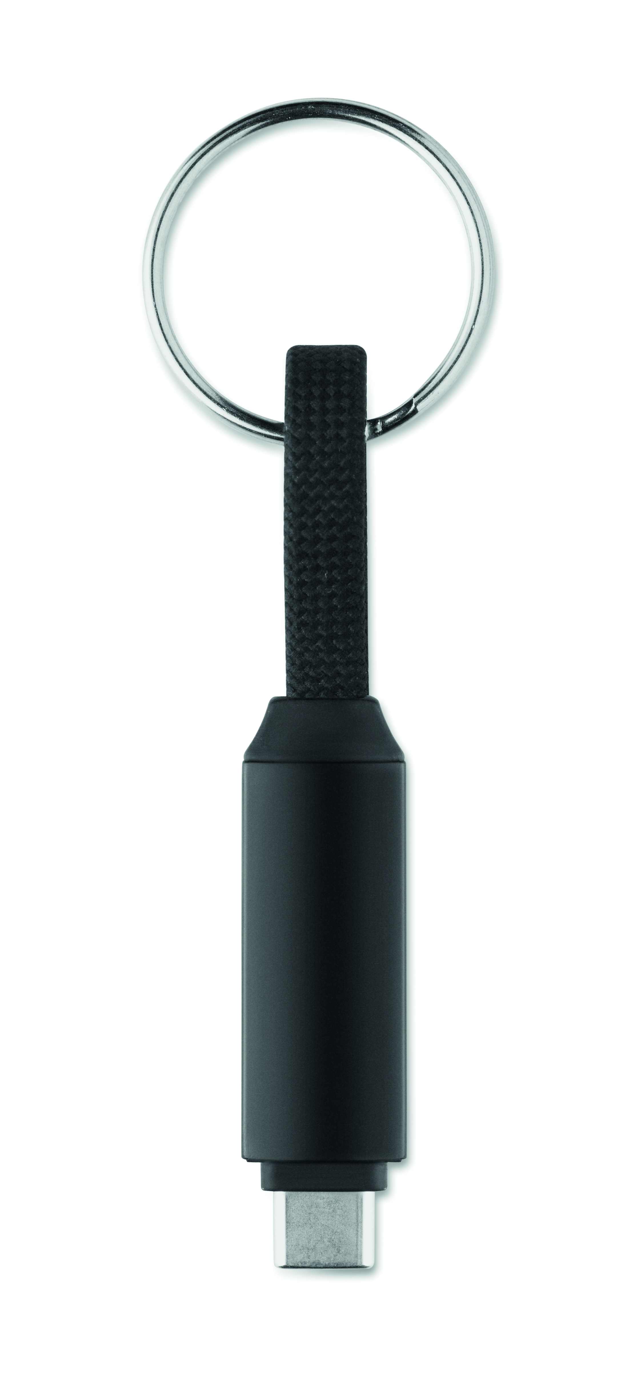 USB-C, Lightning Adapter, Schlüsselanhänger, Konverter, Kabelzubehör, Schlüsselanhänger, USB-C, Adapter, Metallring, Karabinerfreiheit, USB-C, Adapter, Schlüsselanhänger, schwarz, Ring