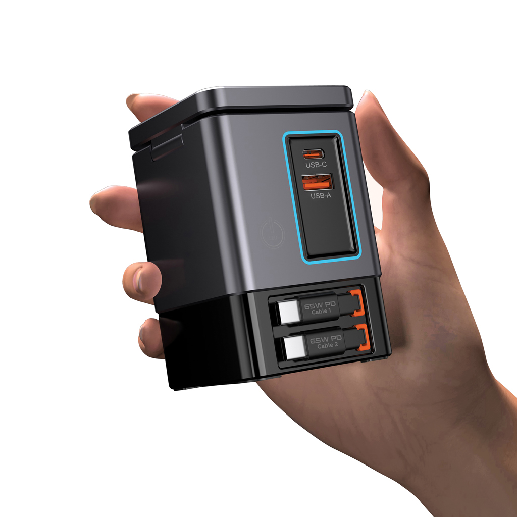 Elektronik, Handy, Telefon, USB-C, USB-A, Multiport, Power Bank, Port Hub, USB-A, USB-C, Ladegerät, Portables Ladegerät, Kabelhalterung, USB-C, USB-A, Ladequelle, Stromversorgung, Kabel