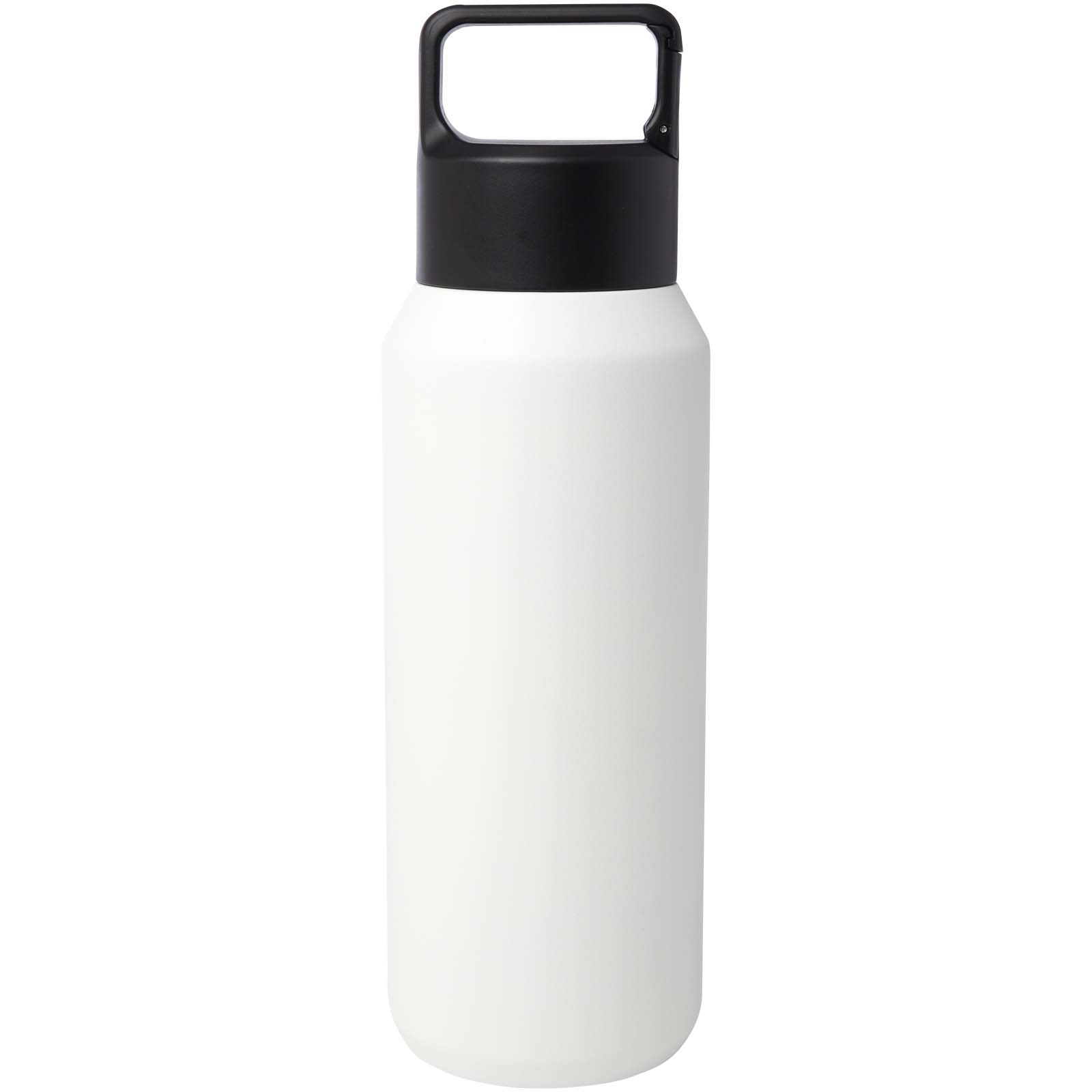 Trinkflasche, Weiße Flasche, Deckel mit Griff, Wasserflasche, Kalt-/Warmhalteflasche