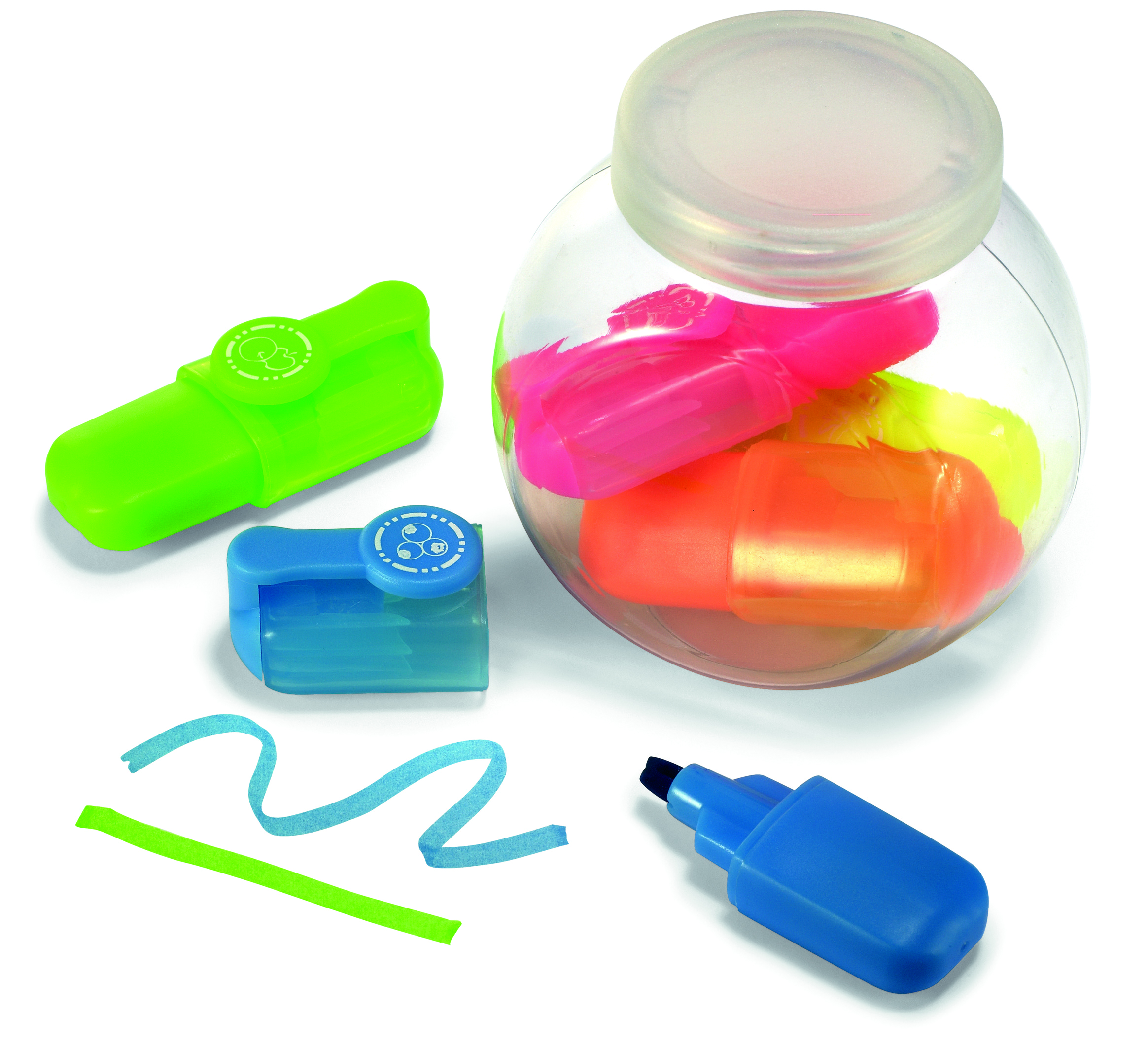 Hochlighter, Neon-Marker, Klebeband, Waschikband, Bunte Accessoires, highlighter, neon, glow-sticks, stick-in-highlighter, sculpture-taint, Highlighter, Korrekturband, Neonfarben, Kunstbedarf, Glitzerband