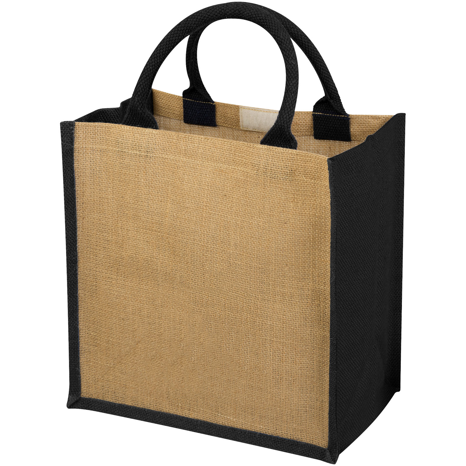 Jute Tasche, Tasche, Tragetasche, Tragetasche Jute, Strukturstoff, Tasche, Jutebeutel, Tragetasche, Naturfarbe, Gepolsterter Griff, Tasche, Jutebeutel, Handtasche, Tragetasche, Material: Jute