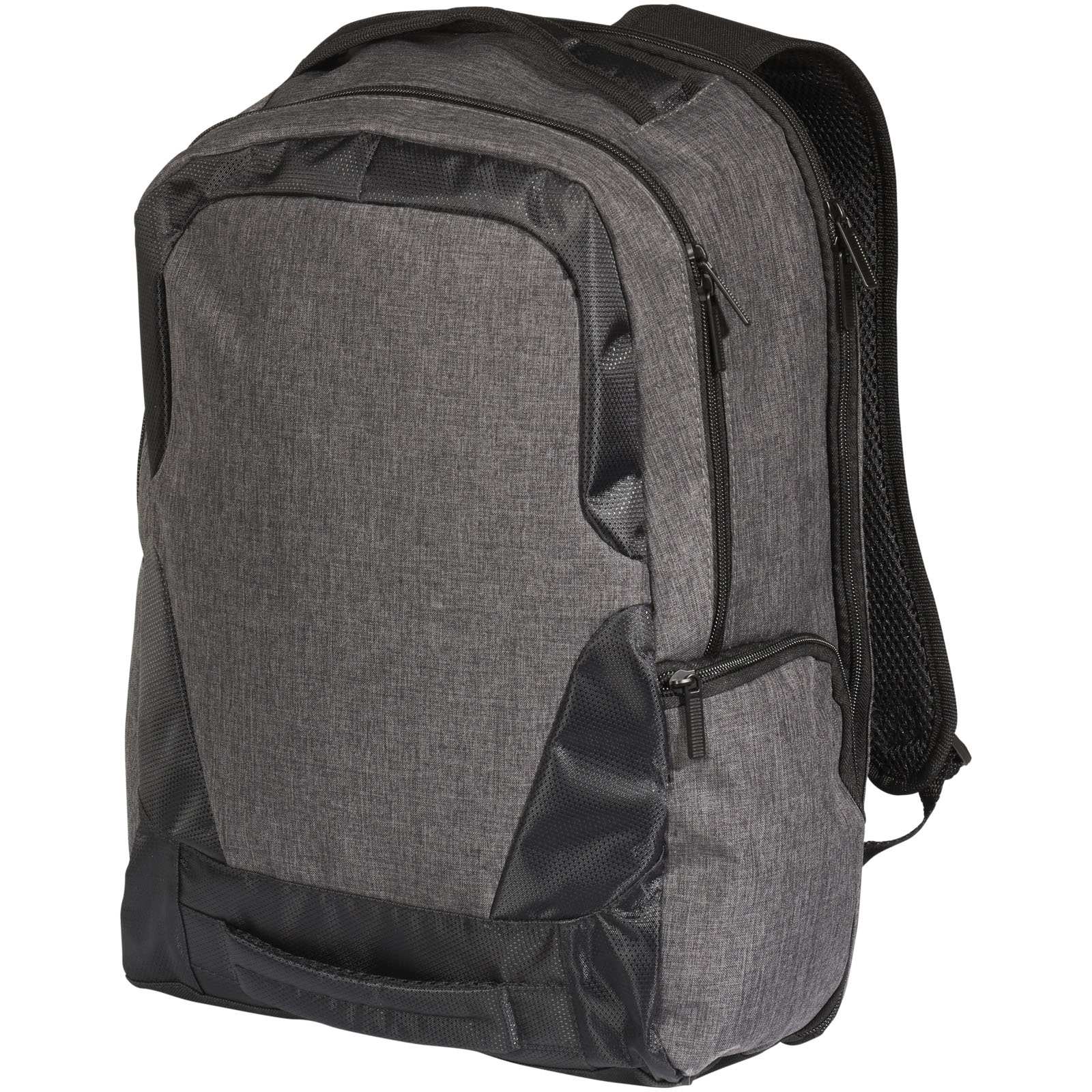 Rucksack, Laptop-Rucksack, Grauer Rucksack, Backpack, Schultergurte, Rucksack, Grau, Schultergurte, Multitaschen, Reißverschlusstaschen, Rucksack, Zubehör, Laptoptasche, Graue Farbe, Seitenmeshfach