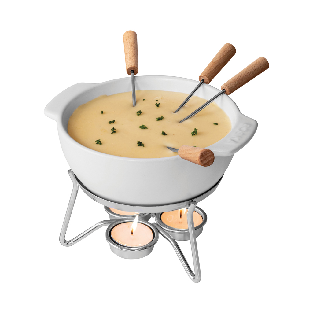 Käsefondue, Fondue-Set, Käsefondue-Topf, Holzgriff, Mini-Tischfondue, Käsefondue, Fondue-Set, Käsegericht, Mini-Topf, Holzgriff, Käsefondue, Fondue-Set, Käsefonduepfanne, Schweizer Käsefondue, Flüssiger Käse