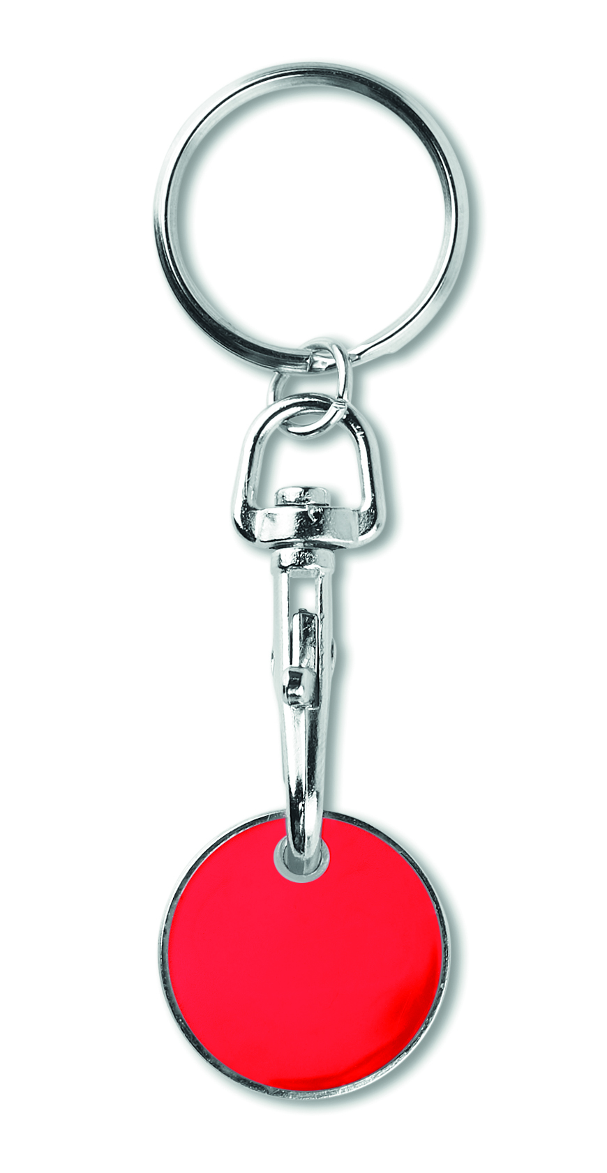 Schlüsselanhänger, Rundanhänger, Metall, Rot, Ring, Schlüsselanhänger, Kreisring, Rundanhänger, Metallic, Rot