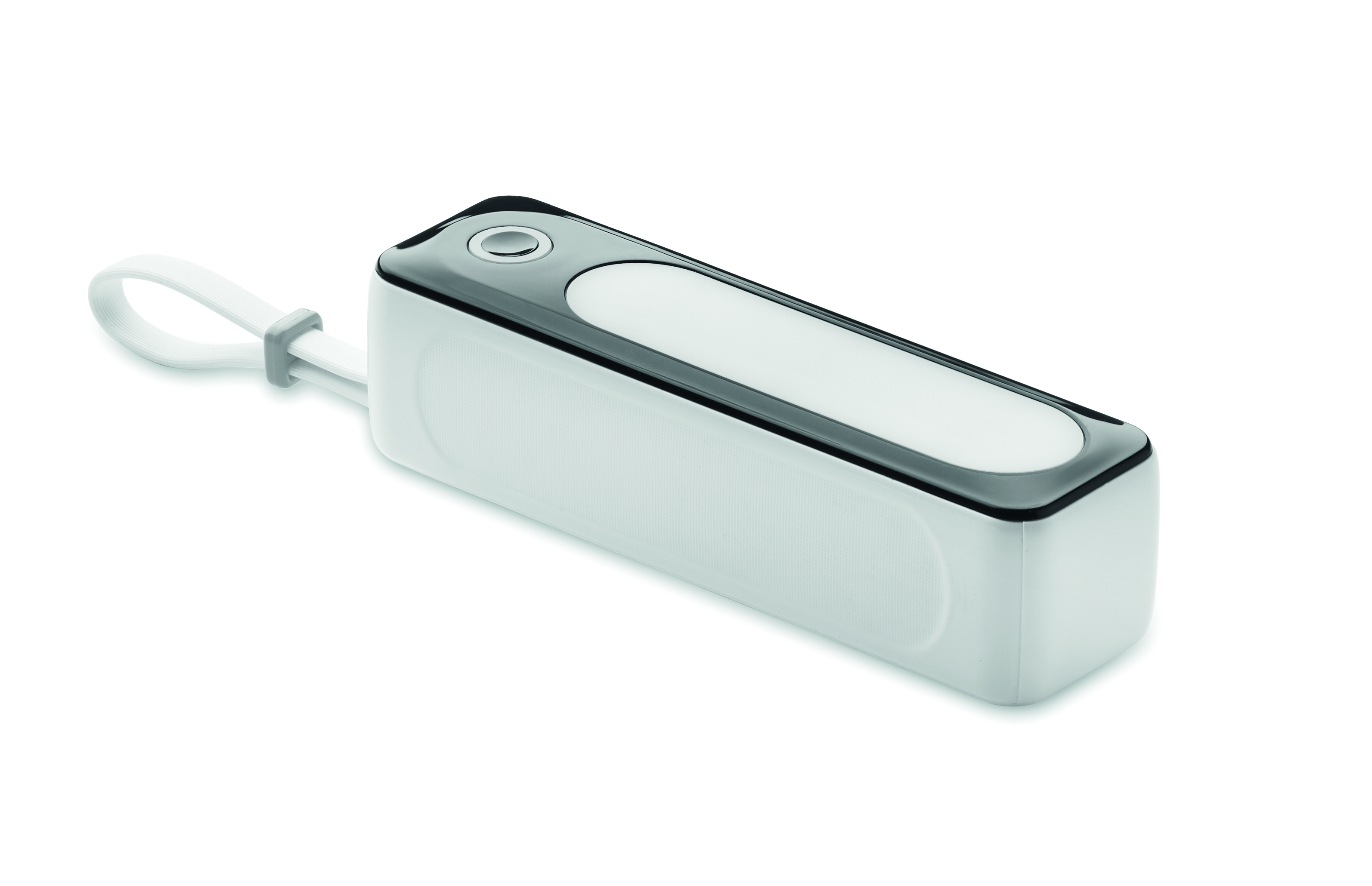 Tragbarer Lautsprecher, Bluetooth, Weiß, Kompakt, Tragbar, tragbarer Lautsprecher, Bluetooth, Kompaktlautsprecher, USB-Aufladung, Lautsprecher, Bluetooth-Lautsprecher, tragbarer Lautsprecher, weiß, kabellos, Lautsprecher mit Trageband