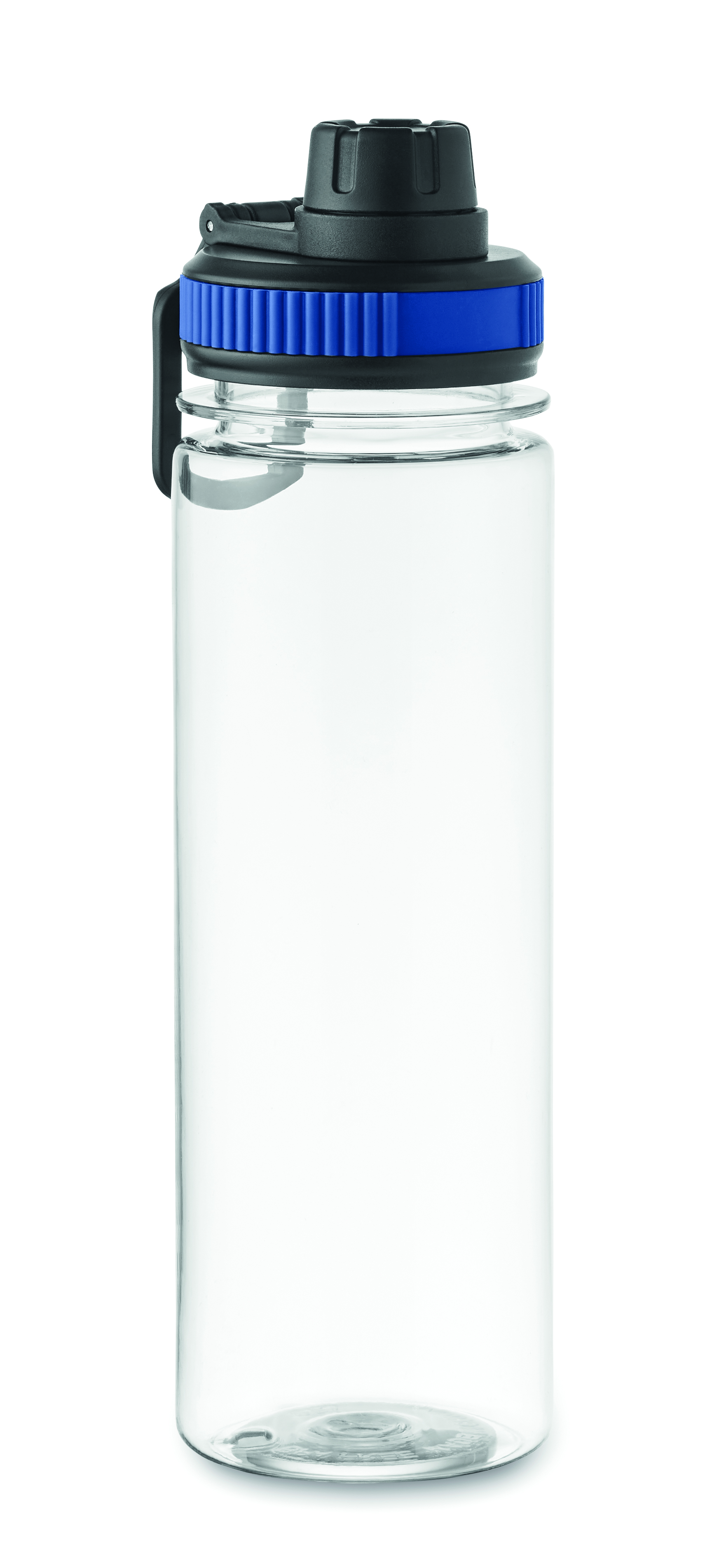 Trinkflasche, Wasserflasche, Klarer Kunststoff, Schraubverschluss, Trinkverschluss, Trinkflasche, Wasserflasche, Glasflasche, Blaues Verschluss, Schraubverschluss, Wasserflasche, Trinkflasche, Plastikflasche, Schraubverschluss, Blue Lid