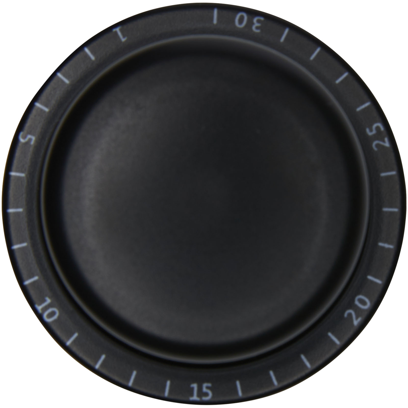 Drehknopf, Kochfeldknopf, Schwarz, Rund, Tempo-Temperaturskala
