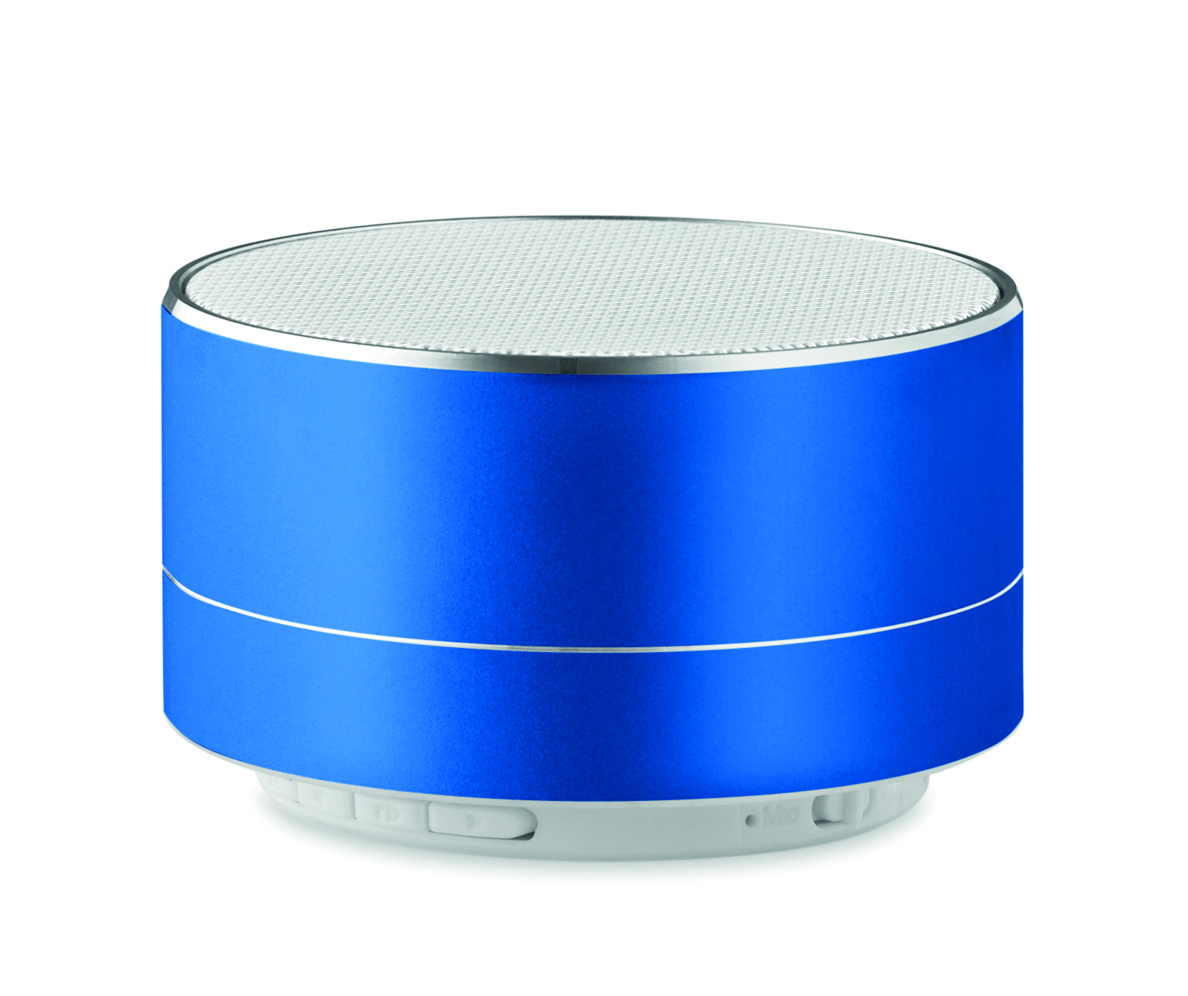 Bluetooth-Lautsprecher, Zylinderförmig, blaue Farbe, Mesh-Gitter, tragbarer Lautsprecher