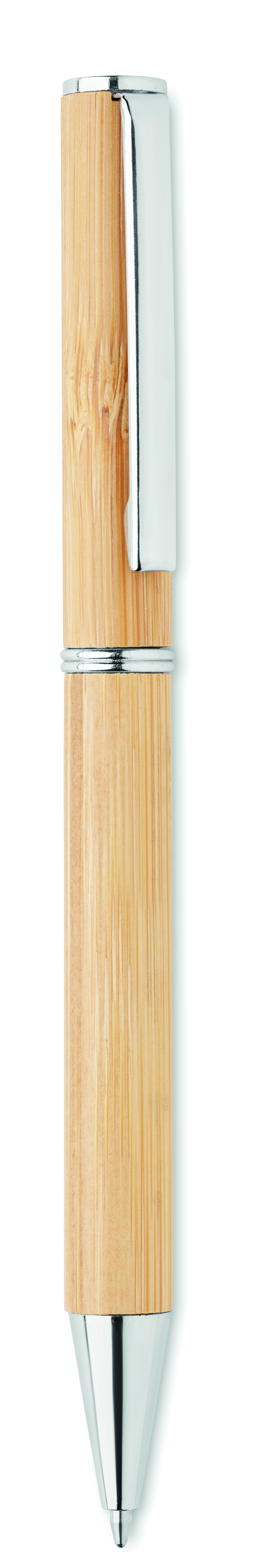 gel pen, holzener Körper, metallclip, Twist-Mechanismus, Kugelschreiber