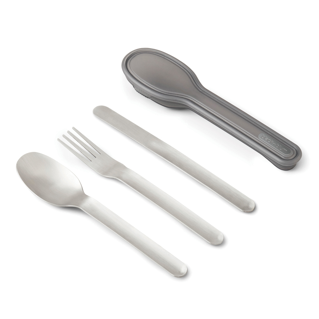Besteckset, Messer Gabel Löffel, Stahl, Edelstahl, Sporksschale, Besteckset, Messer, Gabel, Löffel, Schale/Deckel, Edelstahl, geschmiedet, universal-rose-grey, Besteckset, Gabel_Löffel_Messer, Stahl, Edelstahl, Spork_Box