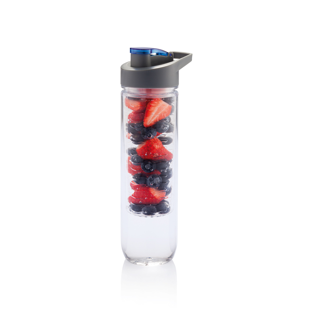 Flasche, Obst, Beeren, Wasserflasche, Fruchtstücke, Trinkflasche, Fruchtmix, BPA-frei, Fruchtstücke, Trinkbehälter, Trinkflasche, Fruchtmix, Deckel mit Öffnung, Buntes Obst, Wasserbehälter, Trinkflasche, Fruchteinsatz, Beeren, Fruchtmix, Klarer Behälter