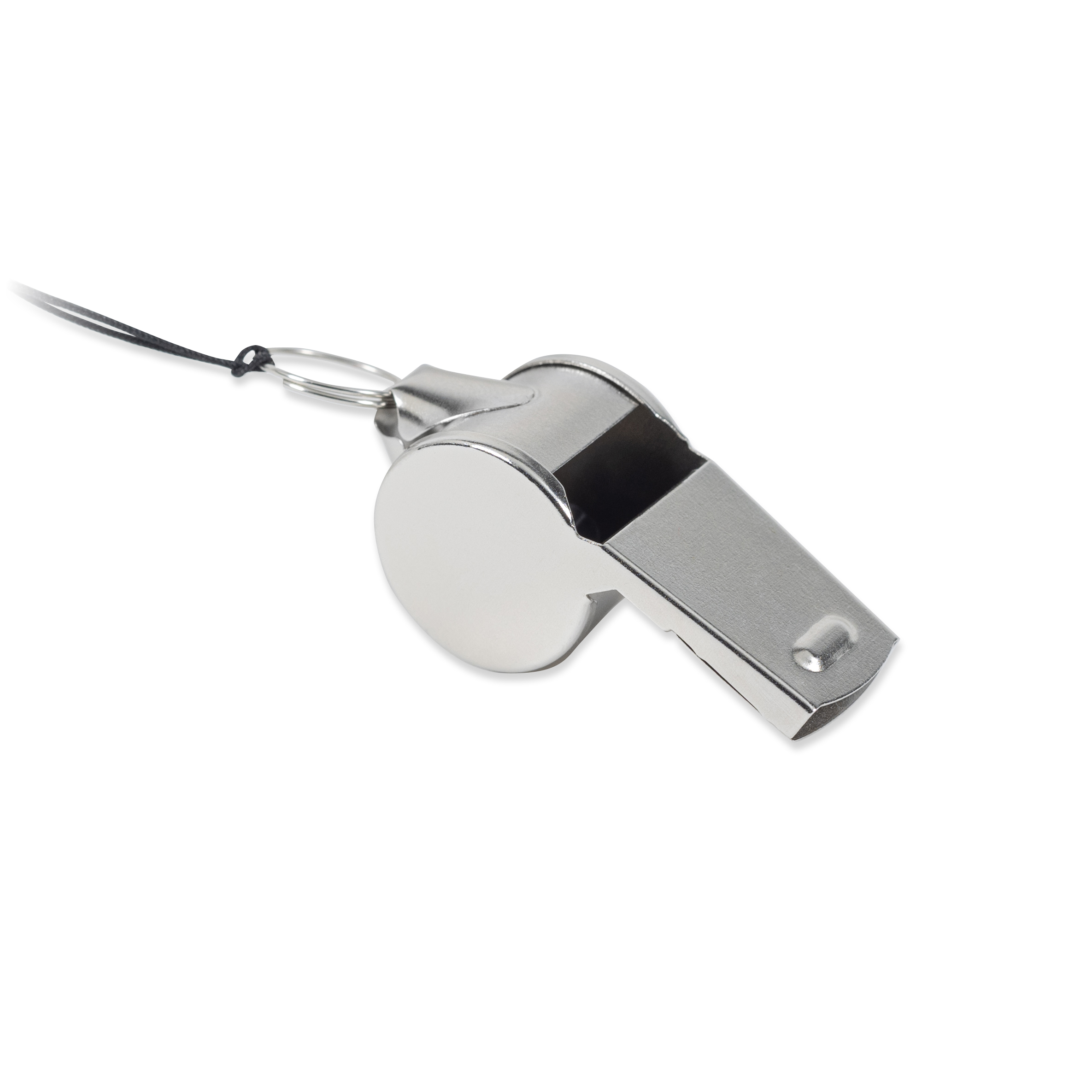 Schlüsselanhänger, Whistle, Metall, Silber, Kordelkordel, Triller, Metallisch, Pfeife, Lanyard, Klarlack, Pfeife, Metallpfeife, Lanyard-Pfeife, Chromfinish, Hundepfeife