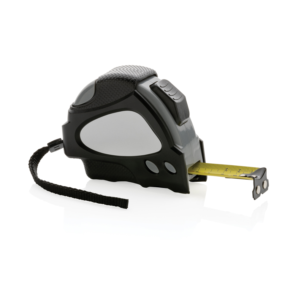 Tape measure, Measuring tape,  retractable, black, tool accessory, Taschenmaßband, Tape Maß, Maßband, Klemmmaßband, Gummi-Griff, Maßband, Messband, Ausziehband, Taschenmaßband, Werkzeugzubehör