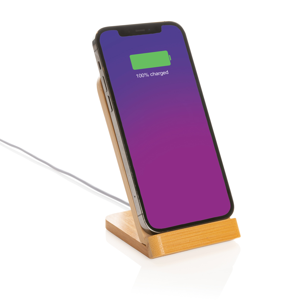 Elektronik, Handy, Telefon, iPhone, kabelloses Laden, Holzständer, Lila-Gradient, Ladeplatte, Smartphone, Ladegerät, Holzständer, iPhone, Ladestatus Anzeige, Smartphone, Kabelloses Laden, Holzständer, Smartphone-Zubehör, Ladegerät