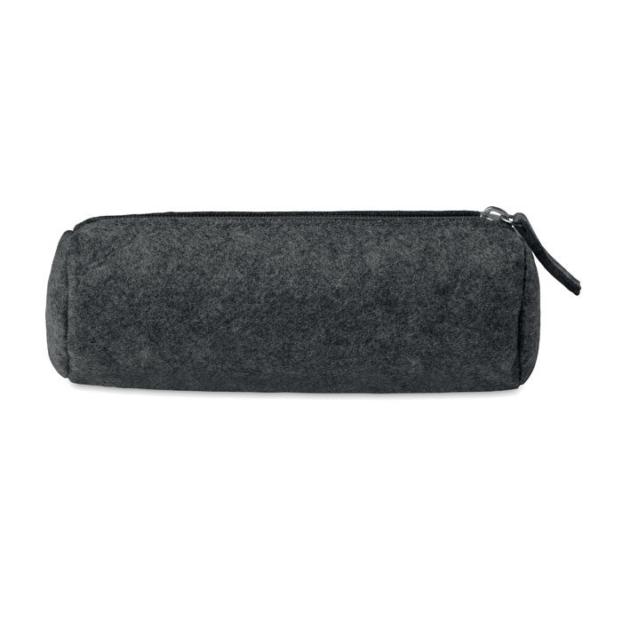 Etui, Kulturtasche, Zubehörtasche, Filz, Grau
