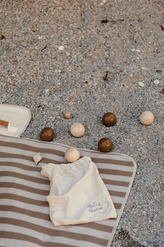 Picknick, Matte, Strand, Picknickdecke, Baumwolle, Beach, Picnic, Mat, Stoff, Holzperlen, Play surface, Holzfarbene Bälle, Sand Strand, Picknickmatte, Stoffbeutel