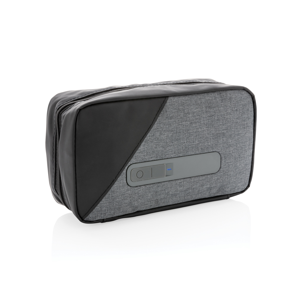 Kameratasche, Tasche, Grau, Kunstleder, Reißverschluss, Reisetasche, Kulturtasche, Grau, Mittelgroß, Reißverschluss, Reisebrille, Brillenetui, Sonnenbrillenetui, Schutzhülle, Brillenbox