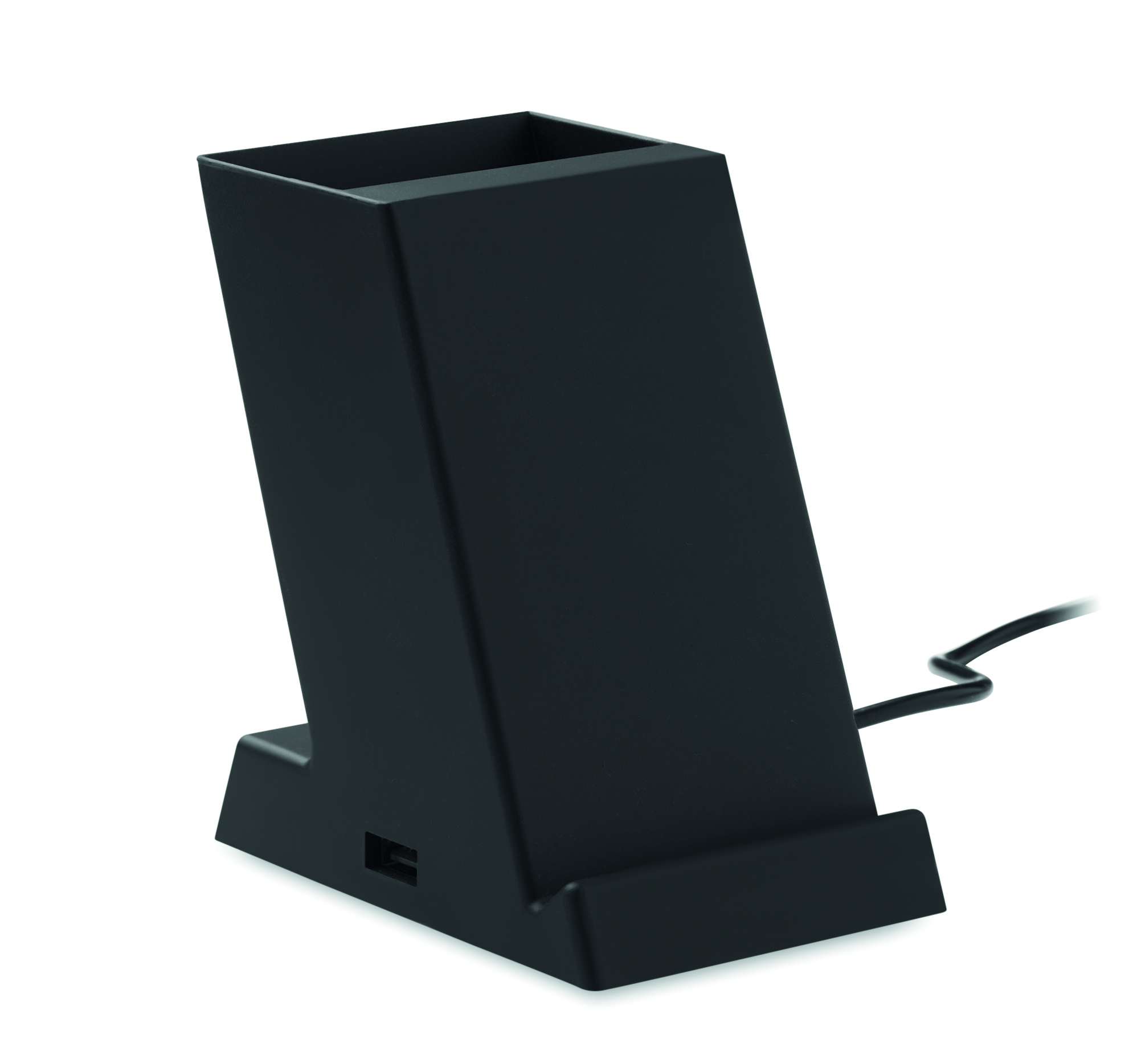 Dock, Ständer, USB, Ladegerät, Schwarz