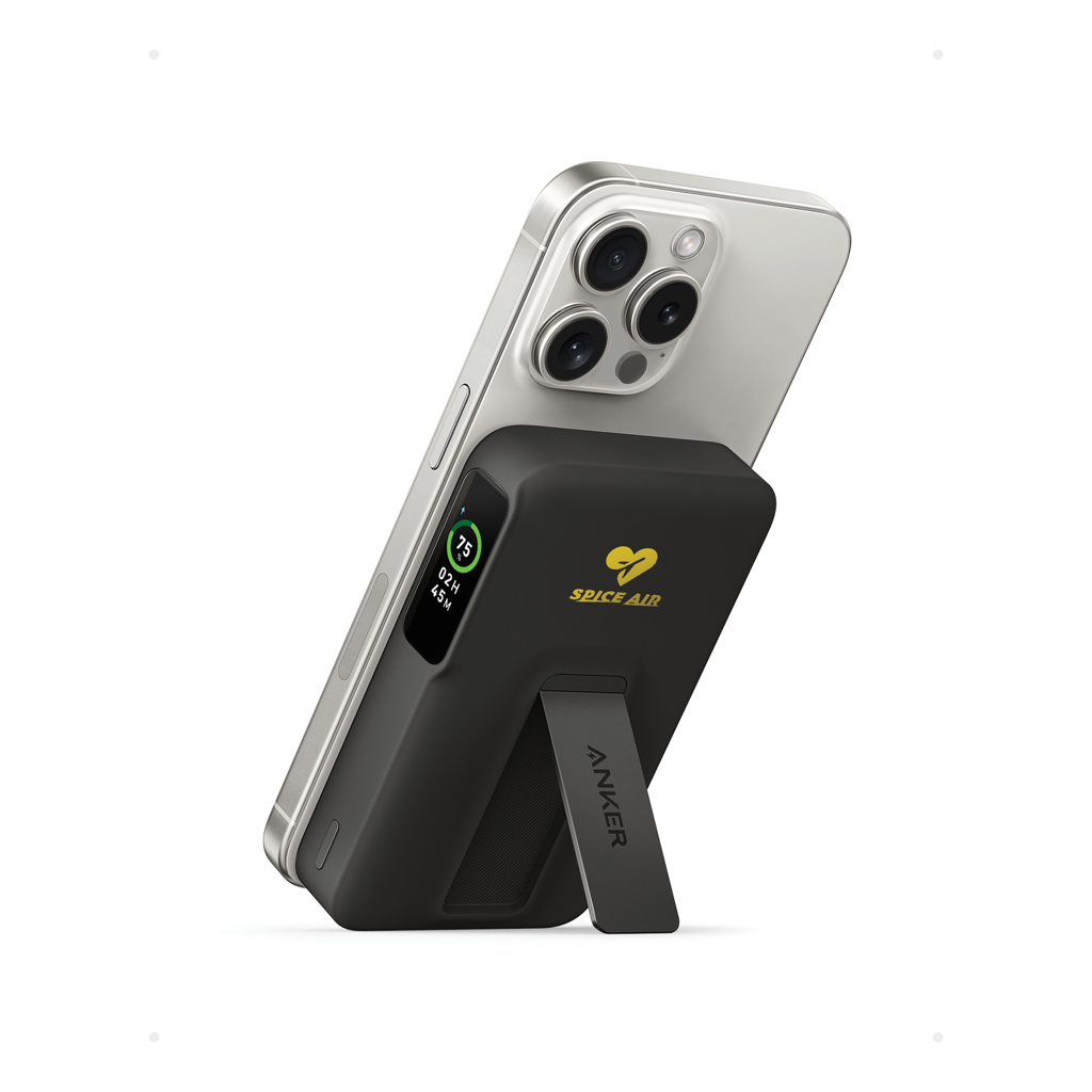 hülle, magnetständer, kabelloses laden, iPhone-hülle, spice air, Telefonhülle, MagSafety Stand, Dreifachkamera, Schwarze Hülle, Logo-Aufdruck, iPhone-Hülle, Telefonhalter, MagSafe-Ladegerät, Brieftaschenfach, Schwarz