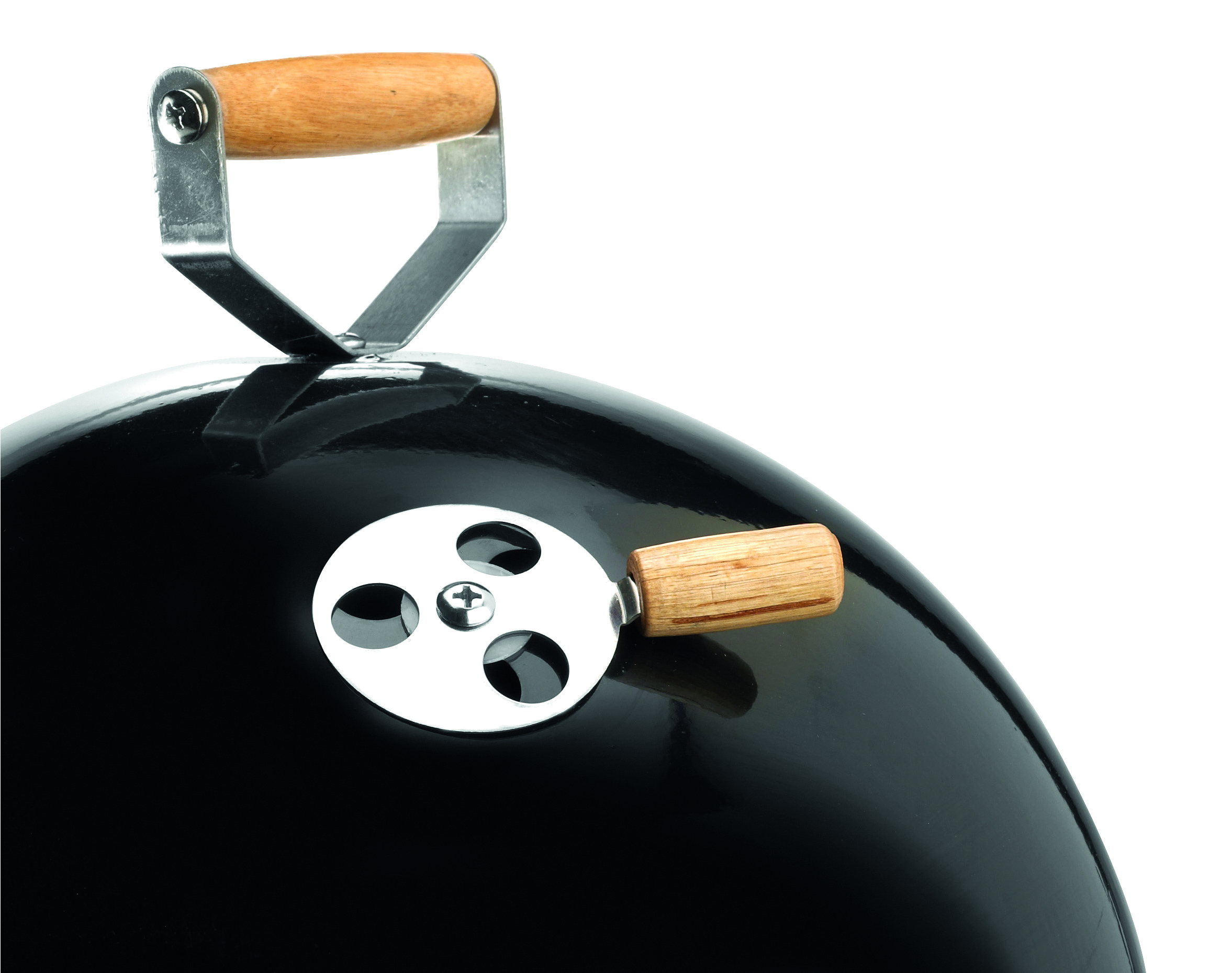 Grill, Grillkugel, Holzkohlegen, Grillgriff, Ventil/Knopf