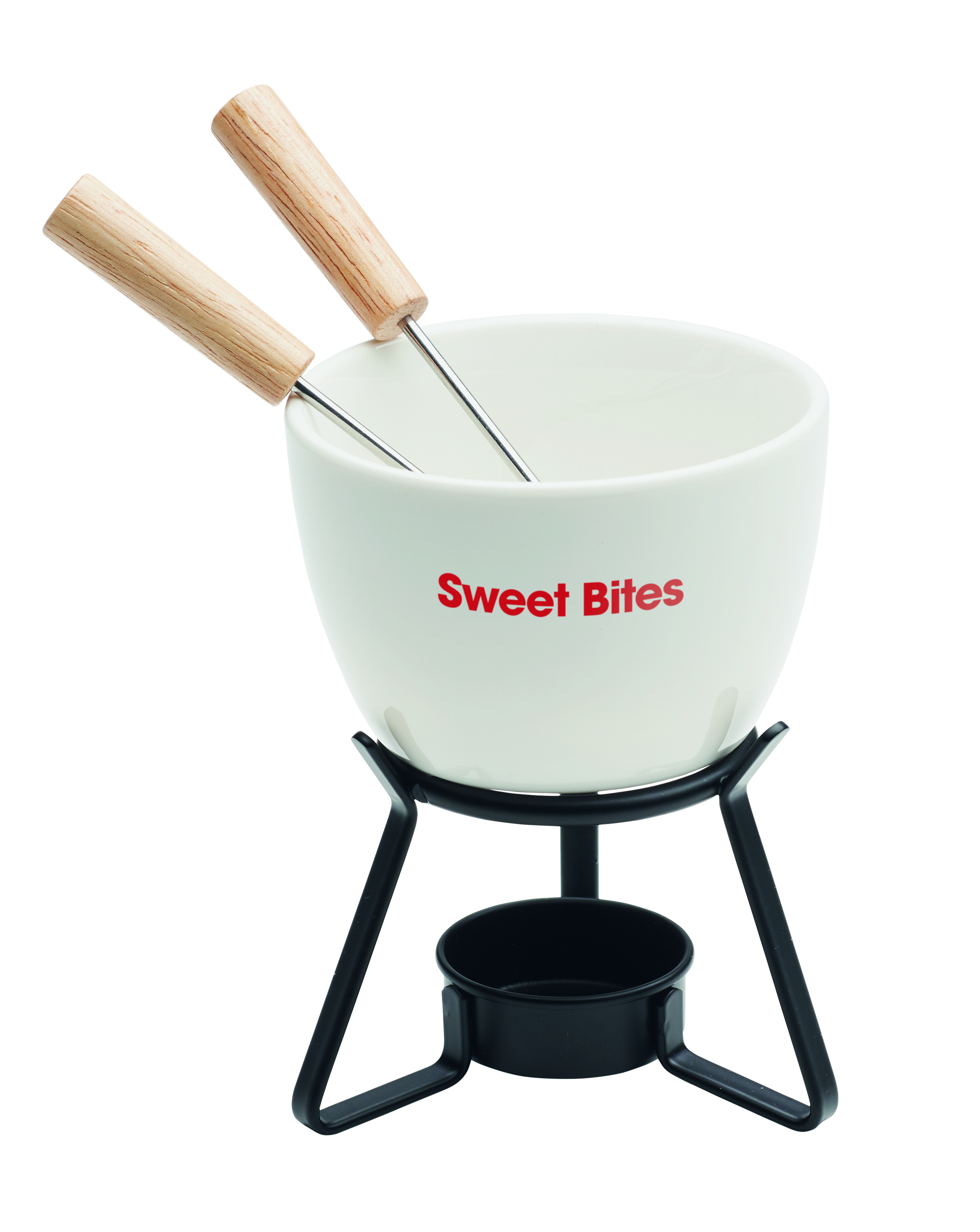 Fondue Topf, Keramikschüssel, Fuel Holder, Spieße, Holzgriffe, Fondue, Käsefondue, Holzgriffe, Metallgestell, Weißer Topf, Fondue, Schale, Käsefondue, Metallständer, Holzstücke