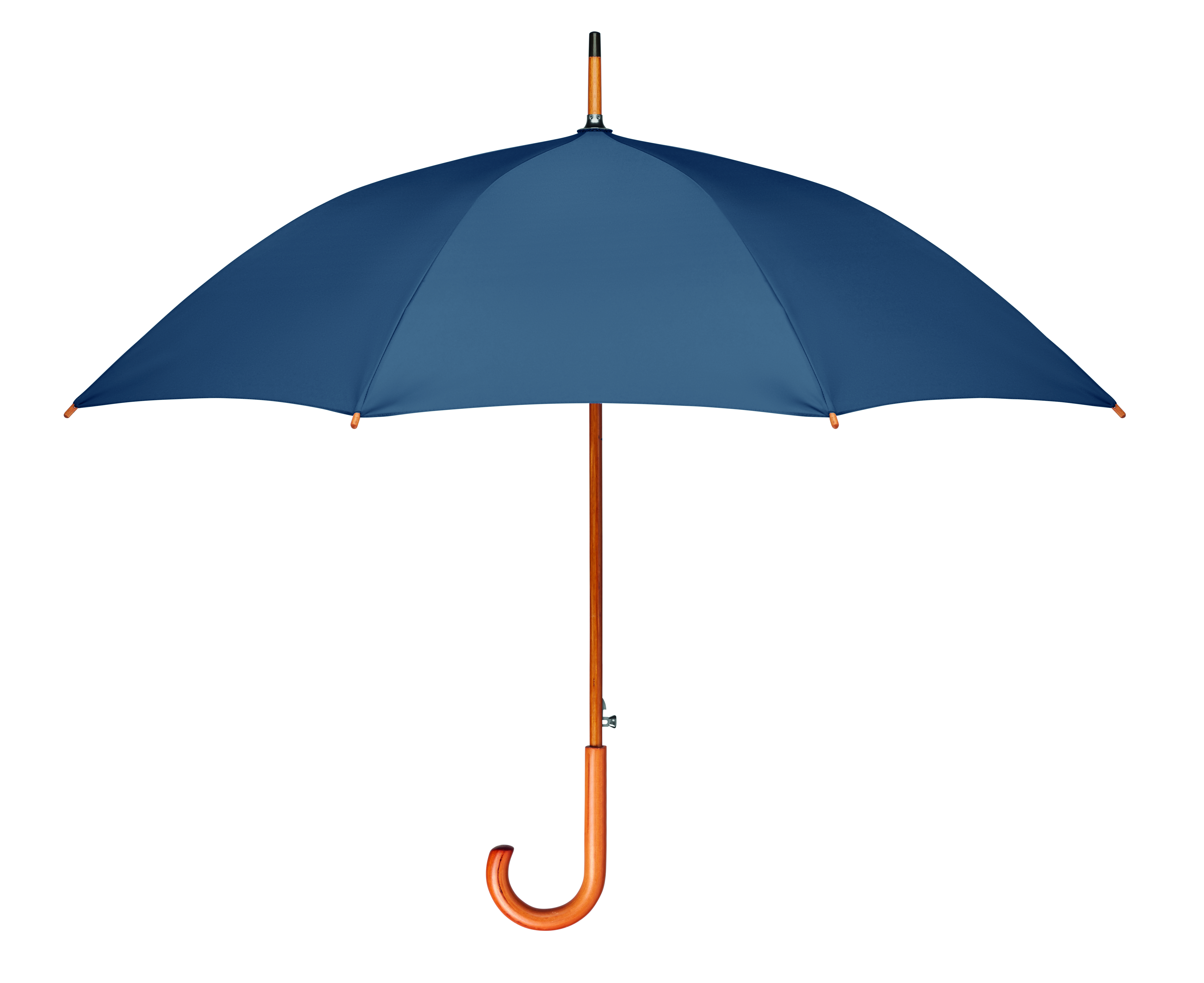 Regenschirm, Schirme, Navy Blau, Holzgriff, Knappe Spitze