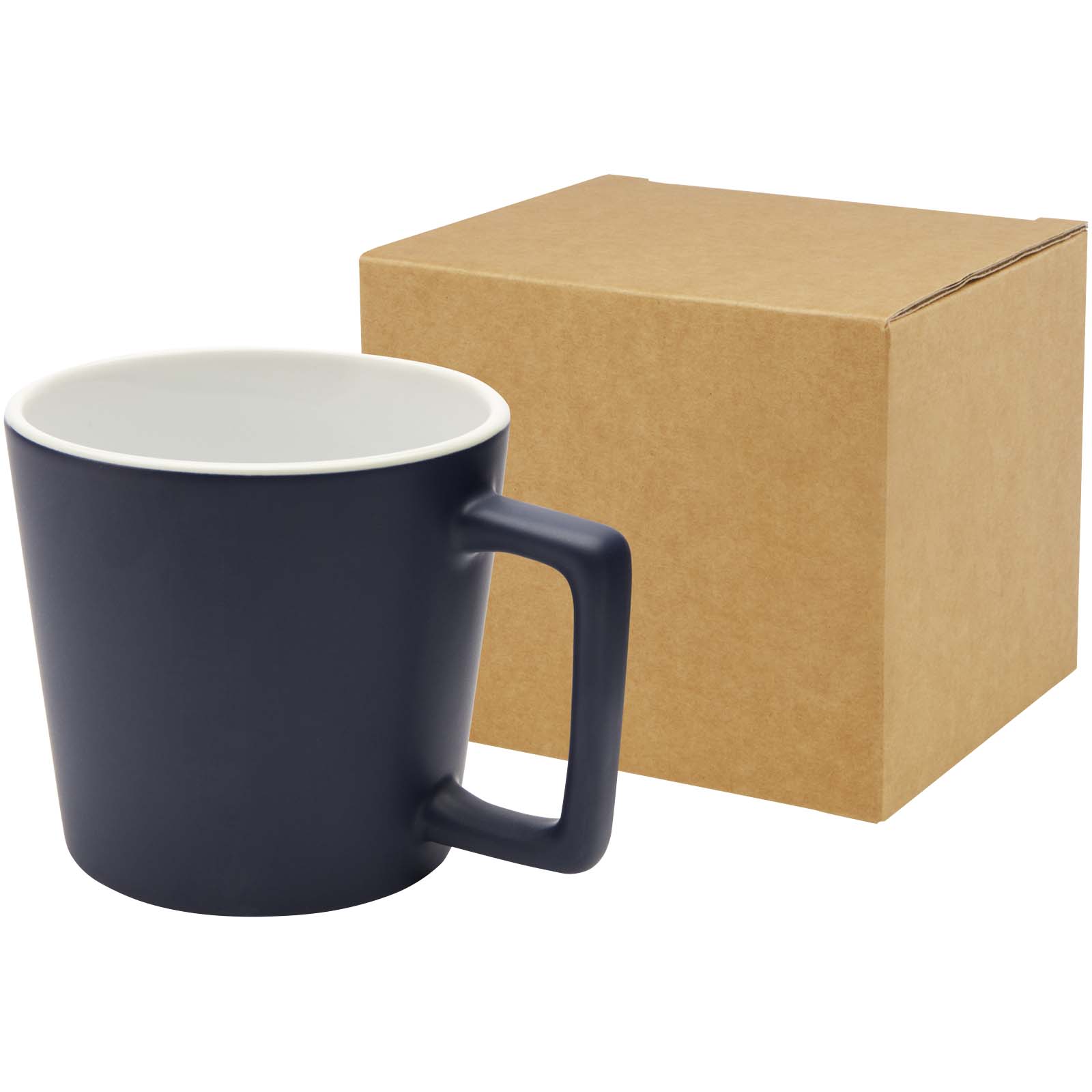 Becher, Kaffee-Tasse, Ton-in-Ton, Keramik, Kartonbox
