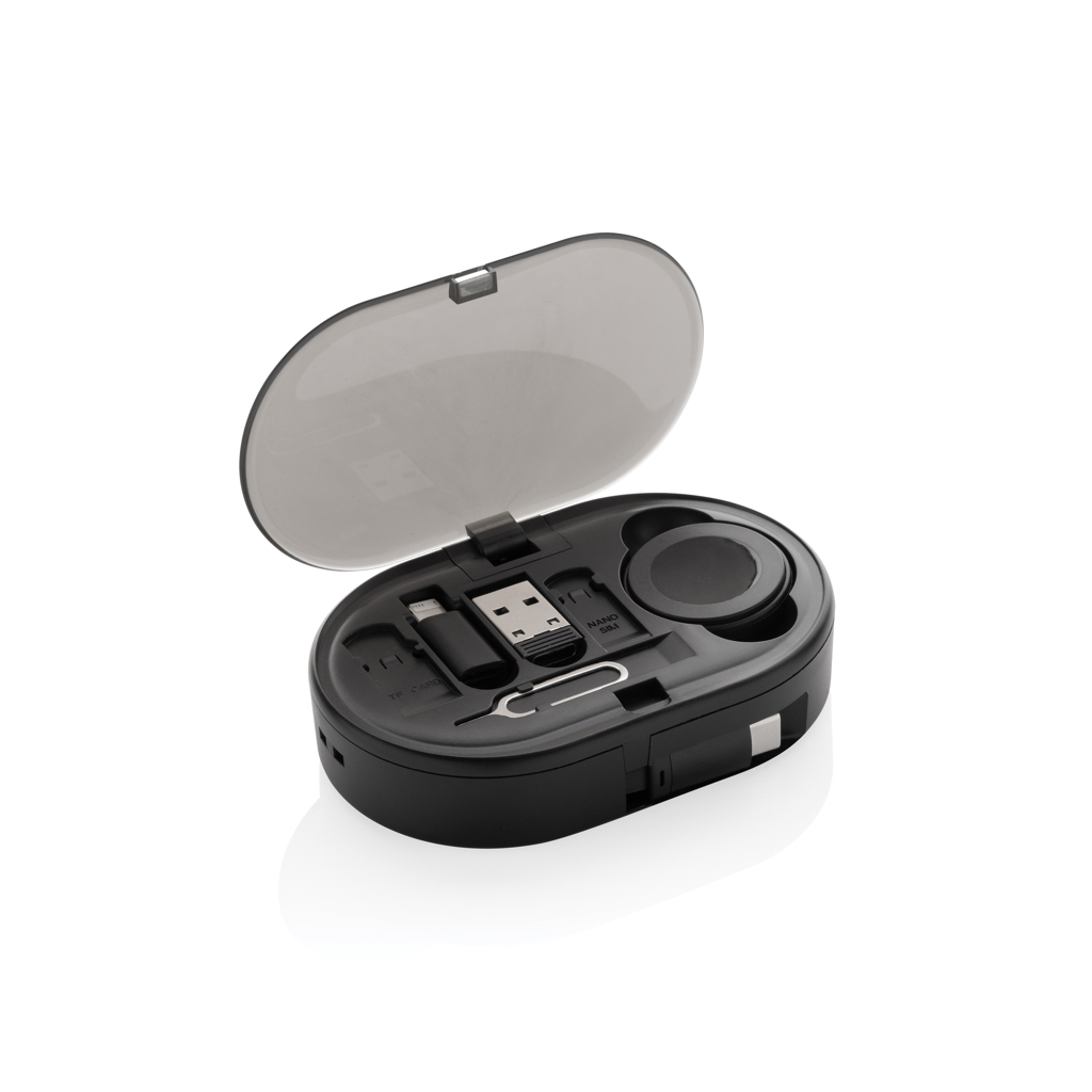 Elektronik, USB-Ladecase, Ladegerät, Kabel, Kompakt, Koffer, Laufwerk-Dockingstation, USB-C, USB-A, Ladestation, Kompakt, Ladegerät, USB, Kabel, Dock, Case