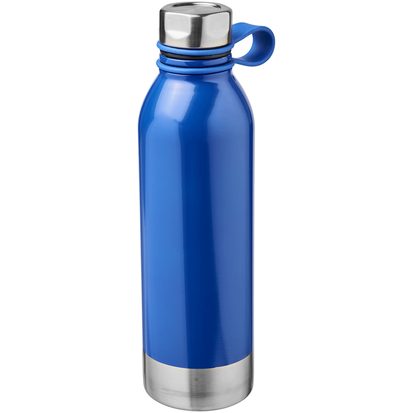 wasserflasche, flasche, metall, blau, neopren-griff, Flasche, Wasserflasche, Trinkflasche, Edelstahl, blau, Trinkflasche, Wasserflasche, blau, Edelstahlboden, Schraubverschluss