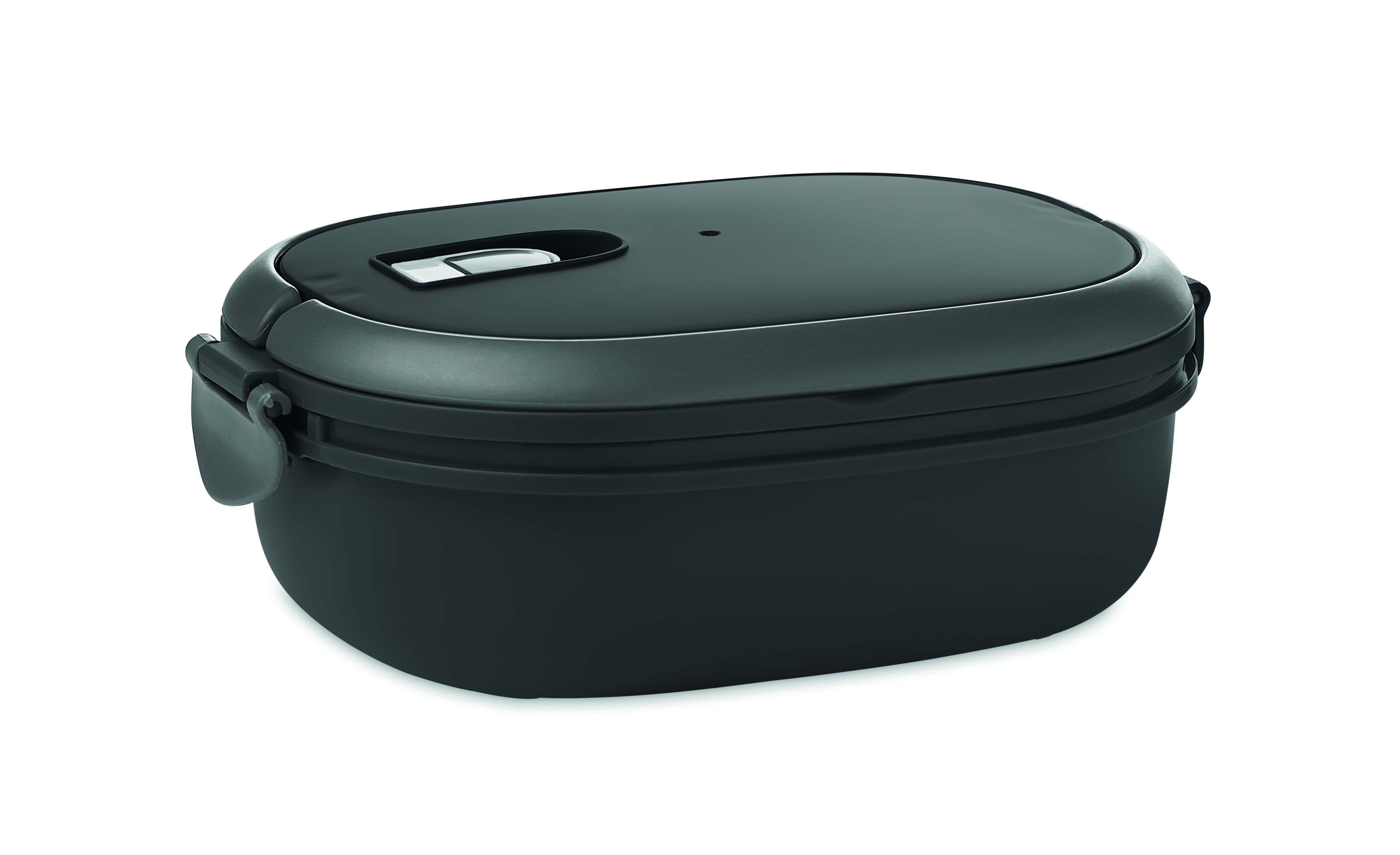Essenbox, Lunchbox, Dampfdicht, Kunststoffbehälter, Deckelverschluss, Lunchbox, Nahrungsbehälter, Kunststoffbehälter, Verschluss clipping, Dunkelgrau