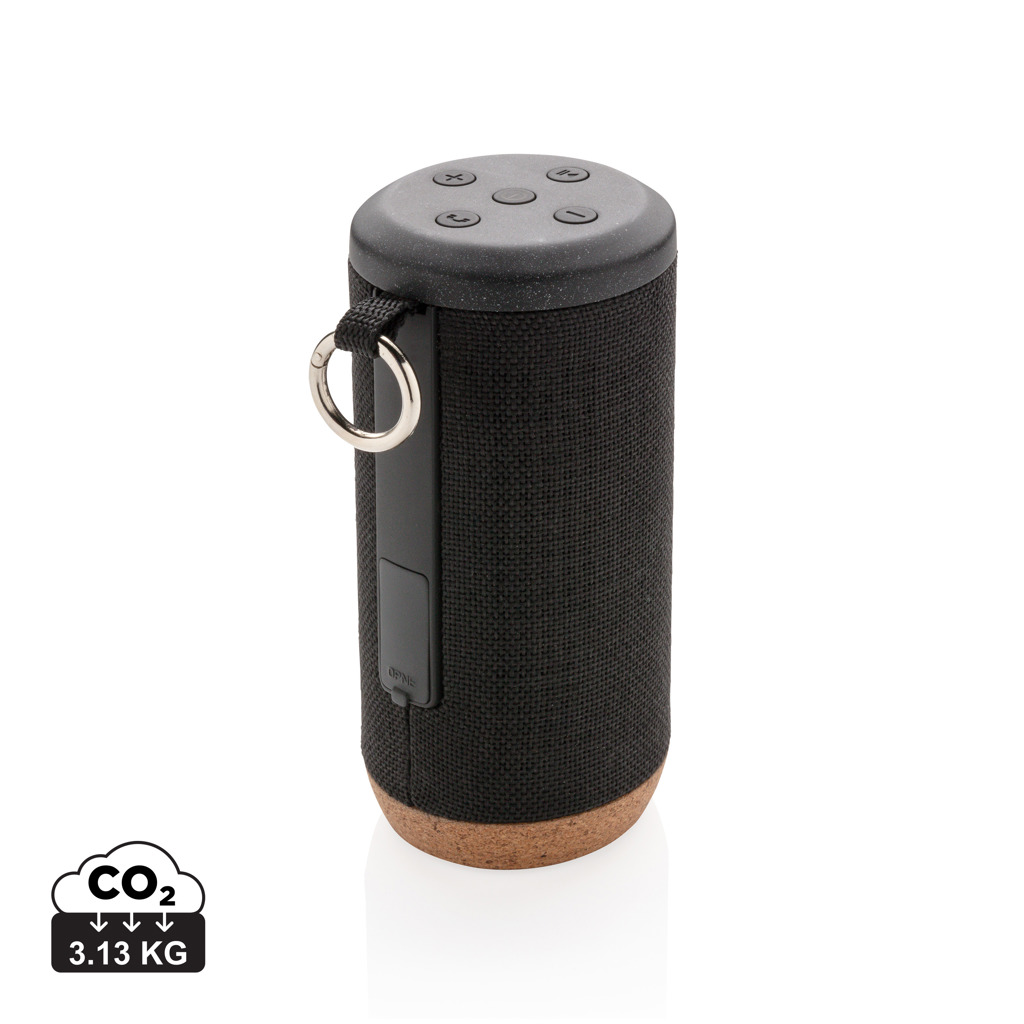Elektronik, Sprecher, Bluetooth, Lautsprecher, Tragbar, Gewebe, Korkboden, Bluetooth-Lautsprecher, tragbar, Gewebe, Korkboden, Karabiner-Schlaufe, Bluetooth, Speaker, Portabel, Gewebe, Korkboden