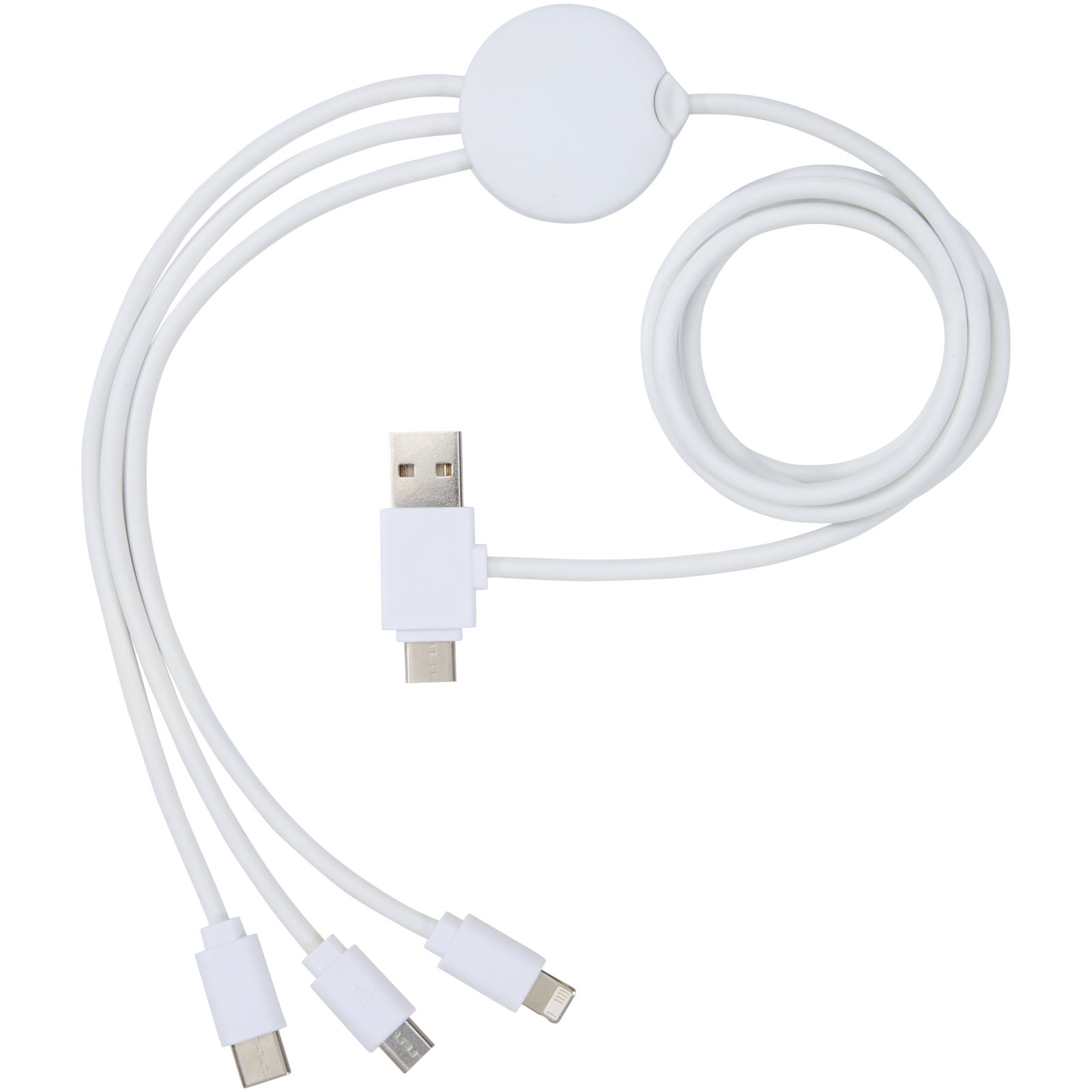 usb-kabel, ladekabel, multi-gerät, weiß, magnet-yoyo