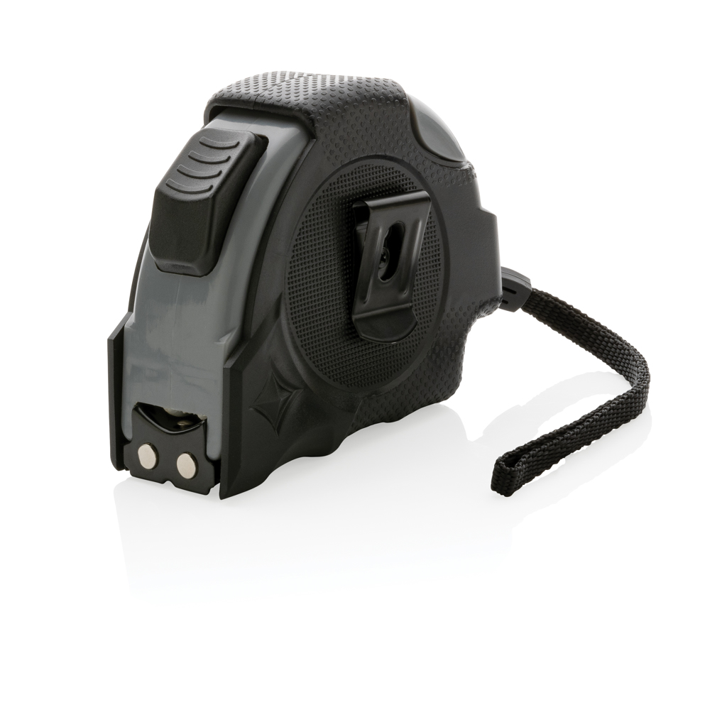 Elektronik, Taschenmaßstab, Gurtband, Schwarz, Kompakt, Klemmverschluss, Taschenmaßband, Tape measure, Gurtband, Gummigriff, Winkelband, Kompaktmaßband, Maßband, Gummi, Schwarz, Trageschlaufe