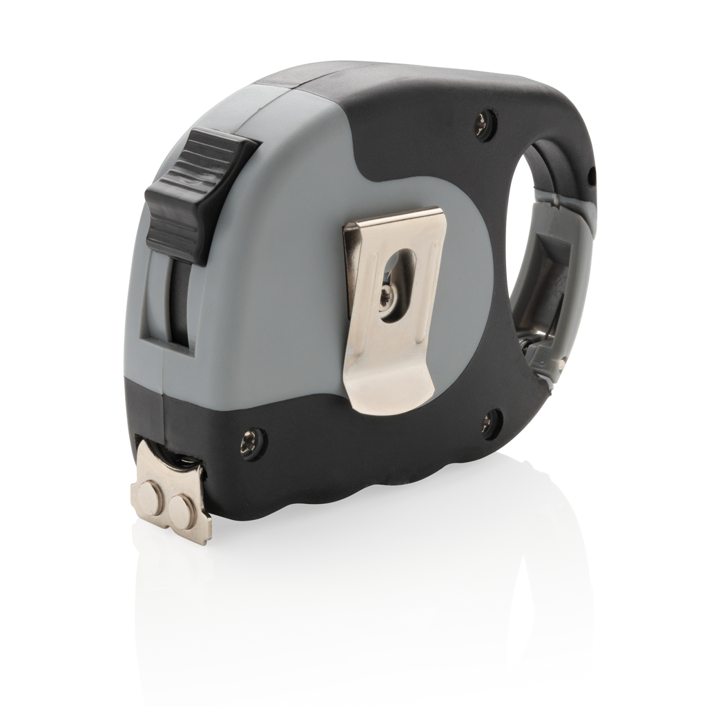 Taschenmesser, Bügelmesser, Knickmaßband, Metallclip, Gehäuse-gray, Tapezierer, Maßband, Klemmhaken, Gummi, Metallclip, Taschenmaßband, Maßband, Kompakt, Gehäuse Kunststoff, Metallclip