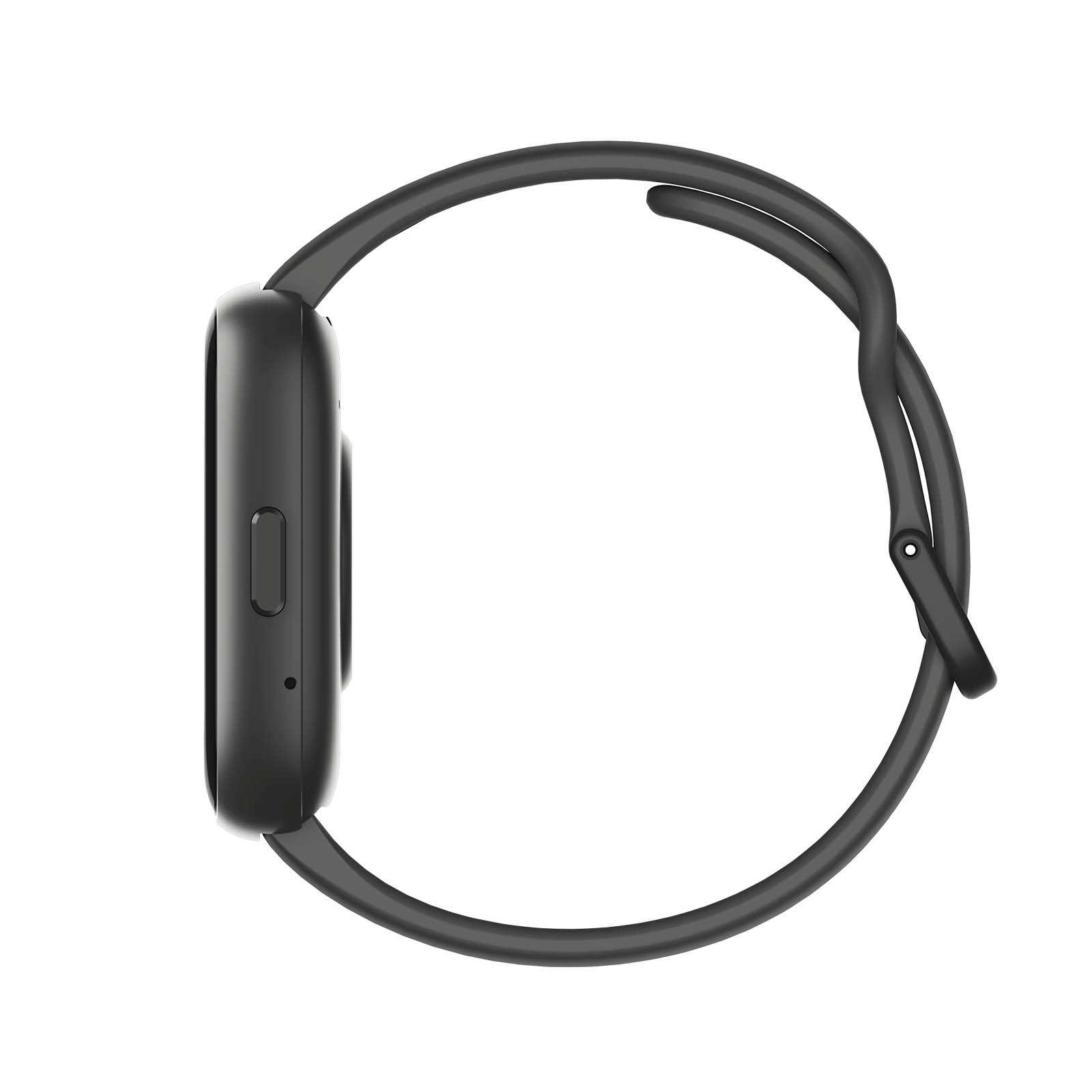 Smartwatch, Schwarz, Band, Seitentaste, Schlankes Design