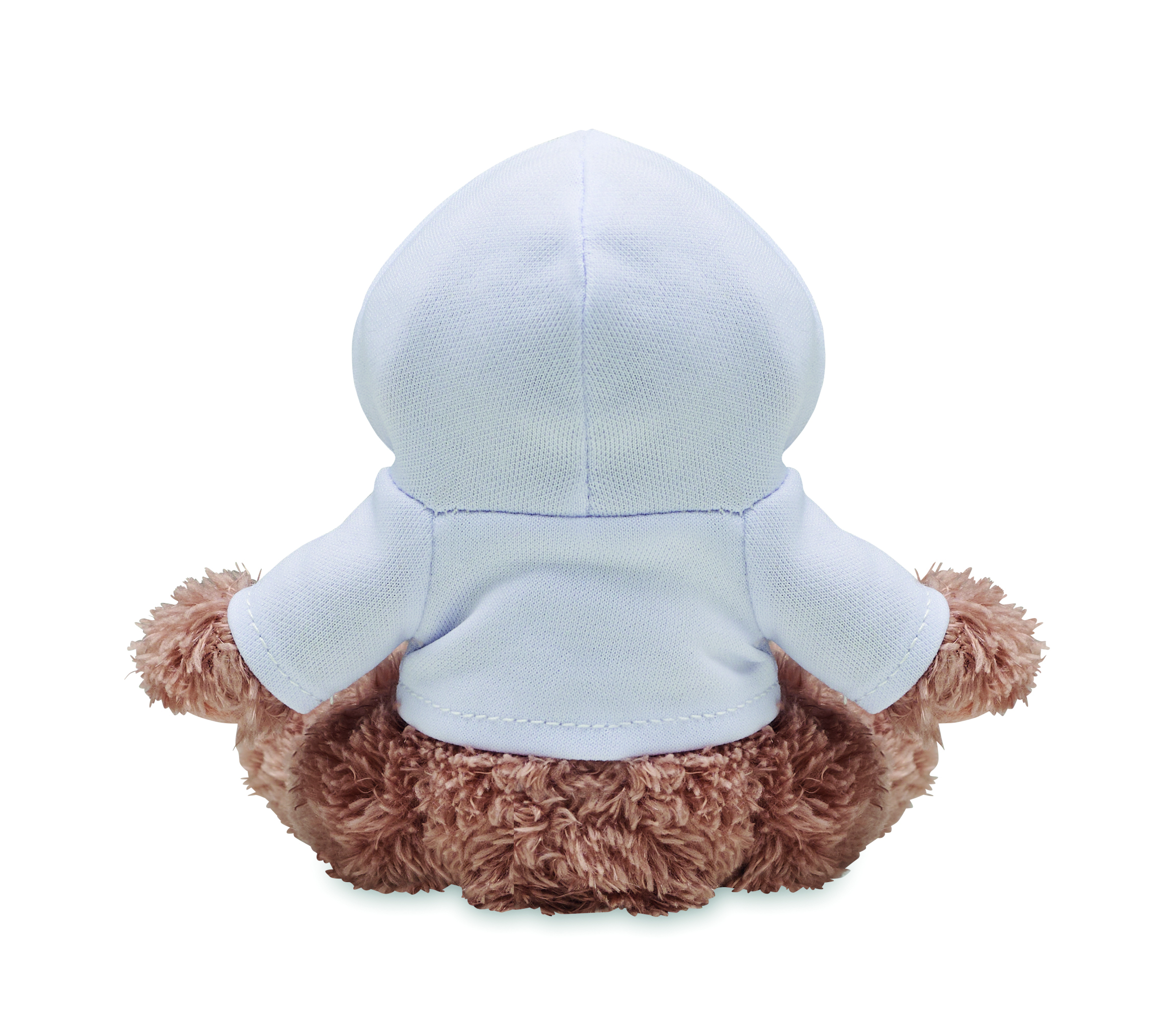 Umarmungsaffe, Plüschtier, Hoodie, Blau, braunes Fell