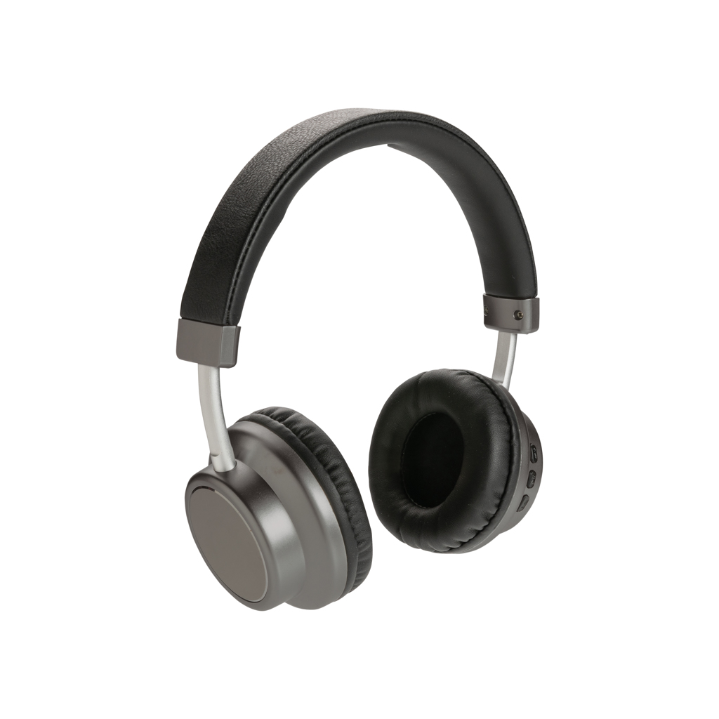Elektronik, Kopfhörer, Kopfhörer, Over-Ear, Schwarz, Metallisch, Pads, Kopfhörer, Over-Ear, Schwarz, Metall, Klares Design, kopfhörer, headphones, over-ear, drehbare ohrmuscheln, metallisch grau