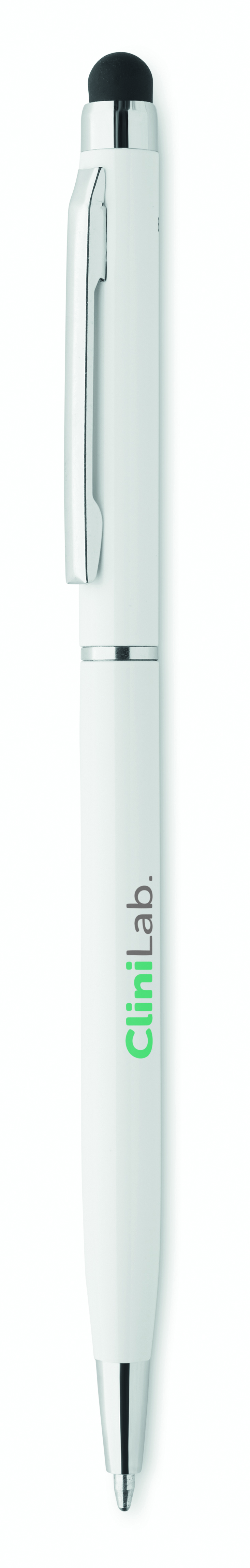 Stift, weißer Stift, Clip, Kugelschreiber, Clinilab Stift