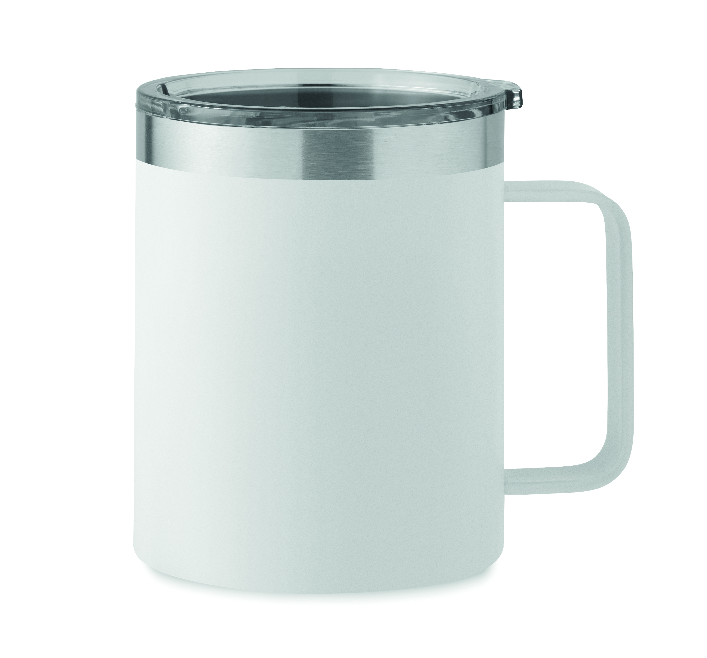 Becher, Trinkbecher, Stahl-Becher, Hafer?, Trinkgefäß