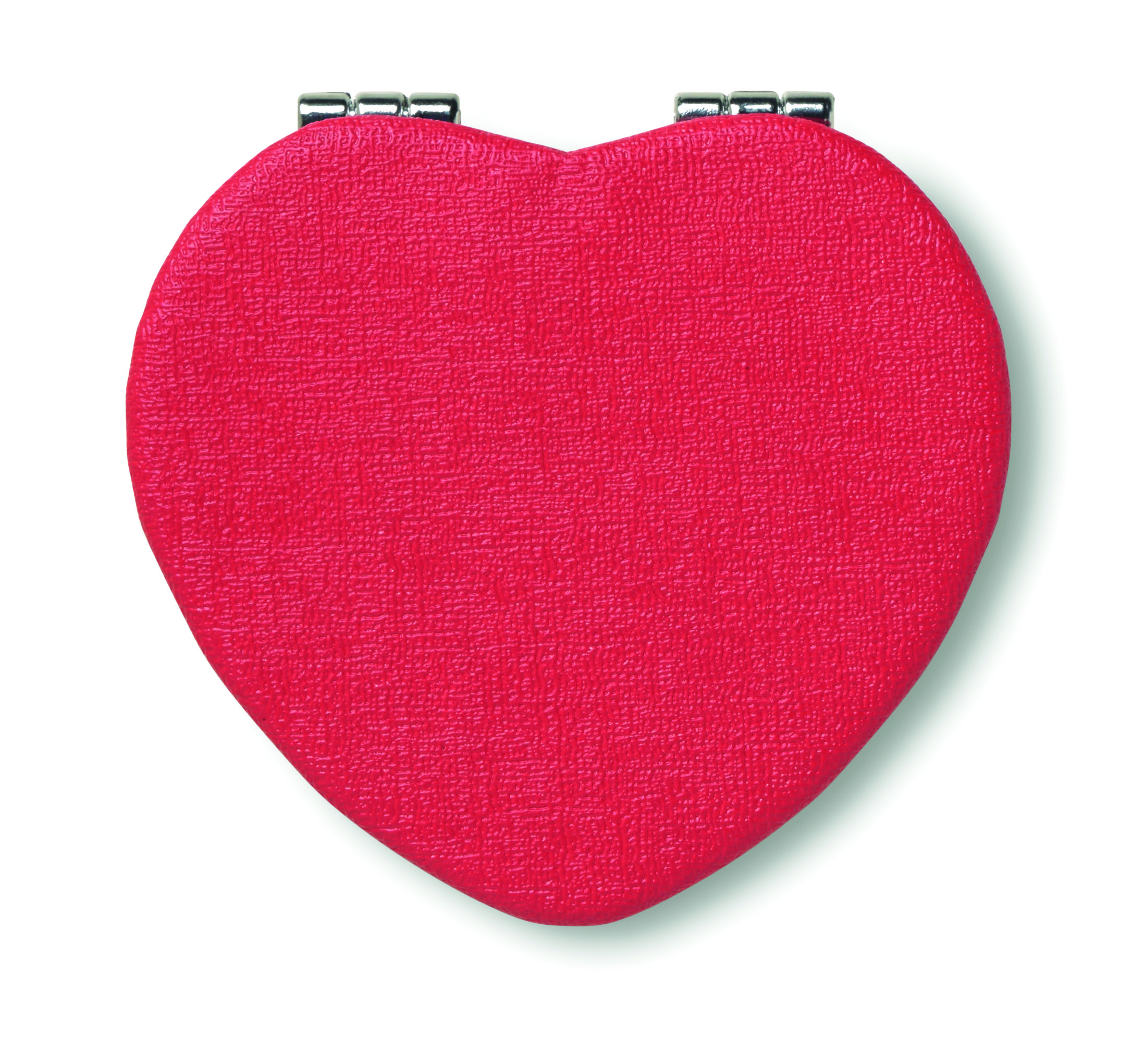 Herzform, Schmuck-Anhänger, Kette, Rot, Samt/Strukturtextur