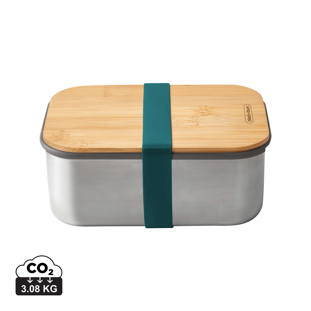 Lunchbox, Bento-Box, Edelstahl, Holzdeckel, Gurtschnalle, Lunchbox, Bambusdeckel, Edelstahl, grüner Gurt, kompakte Box, Lunchbox, Bambusdeckel, Edelstahl, TealGurt, CO2-neutral, Lunchbox, Bento, Edelstahl, Bambusdeckel, Silikonband
