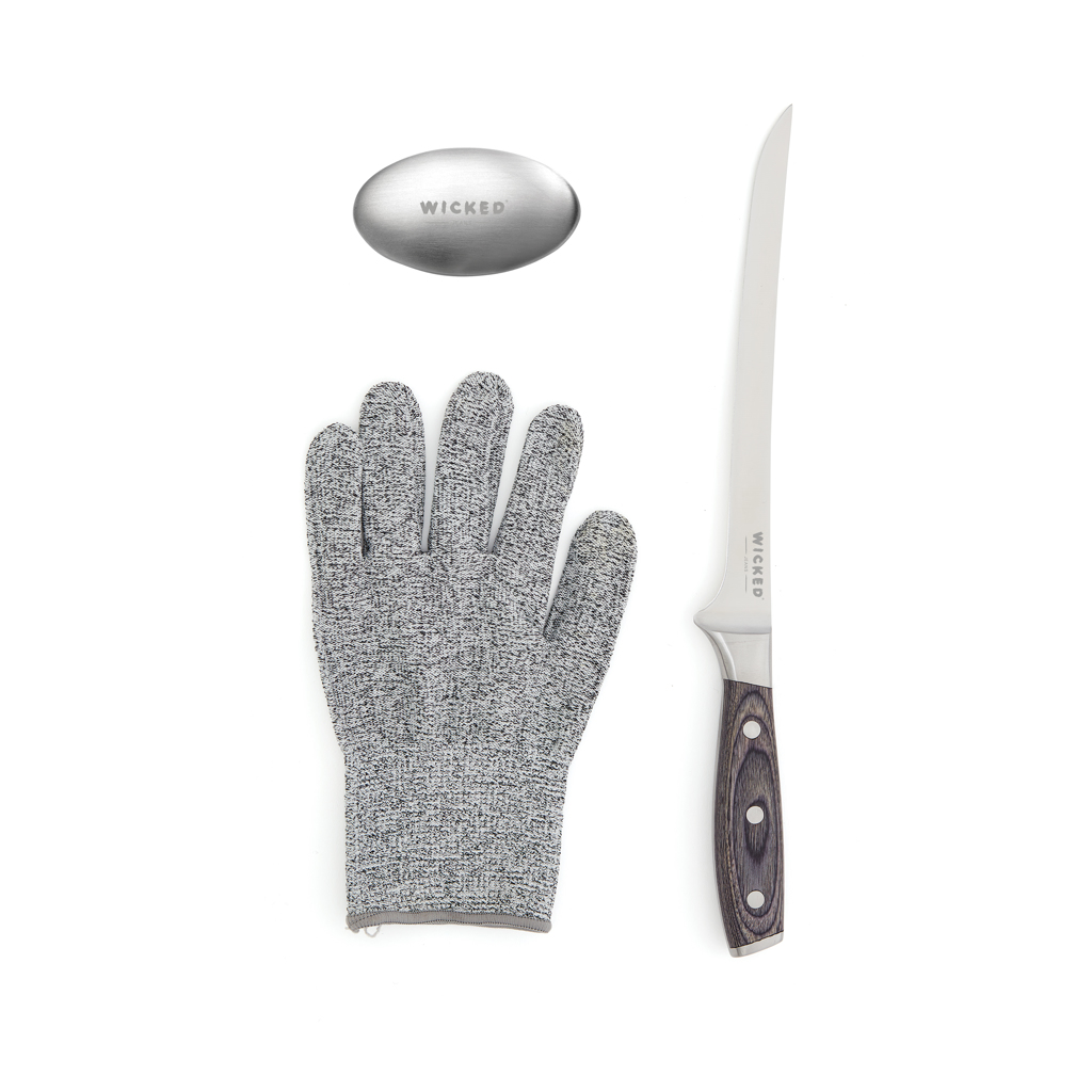Bekleidung, Handschuh, Besteck, Messer, Rugbyball, Küchenmesser, Kochmesser, Schutzgummi, Handschuh, Messerset, Küche Handschuh, Backhandschuh, Küchenwerkzeug, Starker Stoff, Messer-Set-Tag, Kochset, Messer, Handschuh, Schneidebrett?, Küchenset