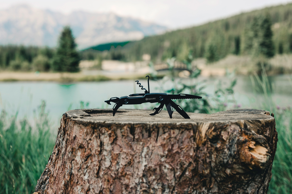 Pflanze, Baum, Holz, Baumstumpf, Pistole, Multitool, Schweizer Messer, Metall, Schwarz, Baumstumpf, multitool, knife, folding, schwarz, outdoor, Multitool, Faltmesser, Schwarz, Outdoor, Stabil, Multitool, Stahl, Schwarz, Klappmesser, Outdoor