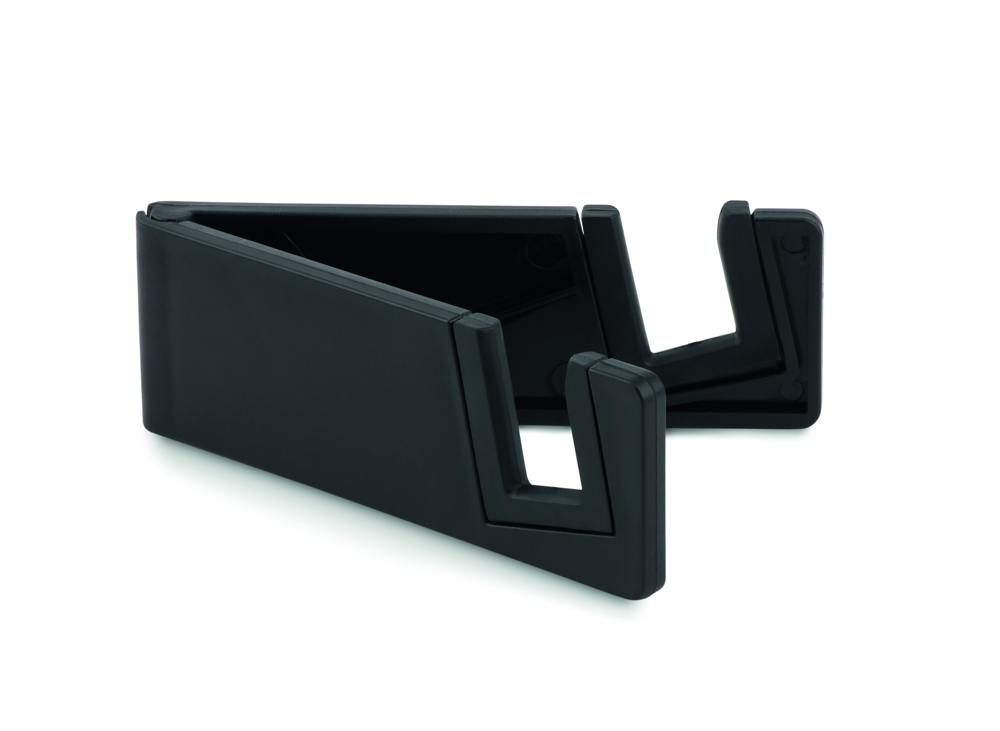 Halterung, Klemme, Schwarz, Halterungssystem, Konstruktion, Griffbereit-Halter, Wandhalterung, Schwarz, Kunststoff, Verstellbar