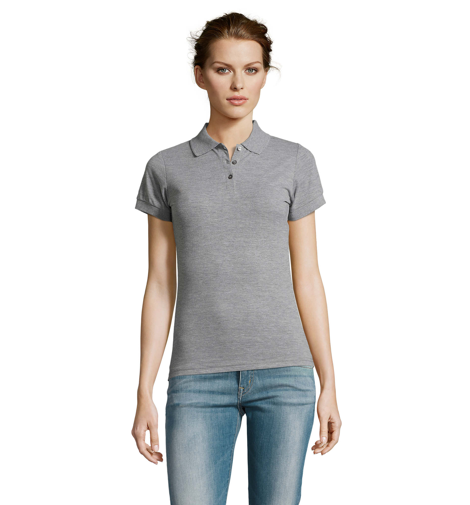 Polohemd, Kurzarm, Grau, Jersey, Knopfleiste, Polohemd, graues Polo, kurze Ärmel, Strick-Polo, Casualoberteil, Polohemd, Graues Shirt, Kurzarm, Kragen, Jeans, polohemd, grau, kurzärmlig, knopfverschluss polo, baumaterial
