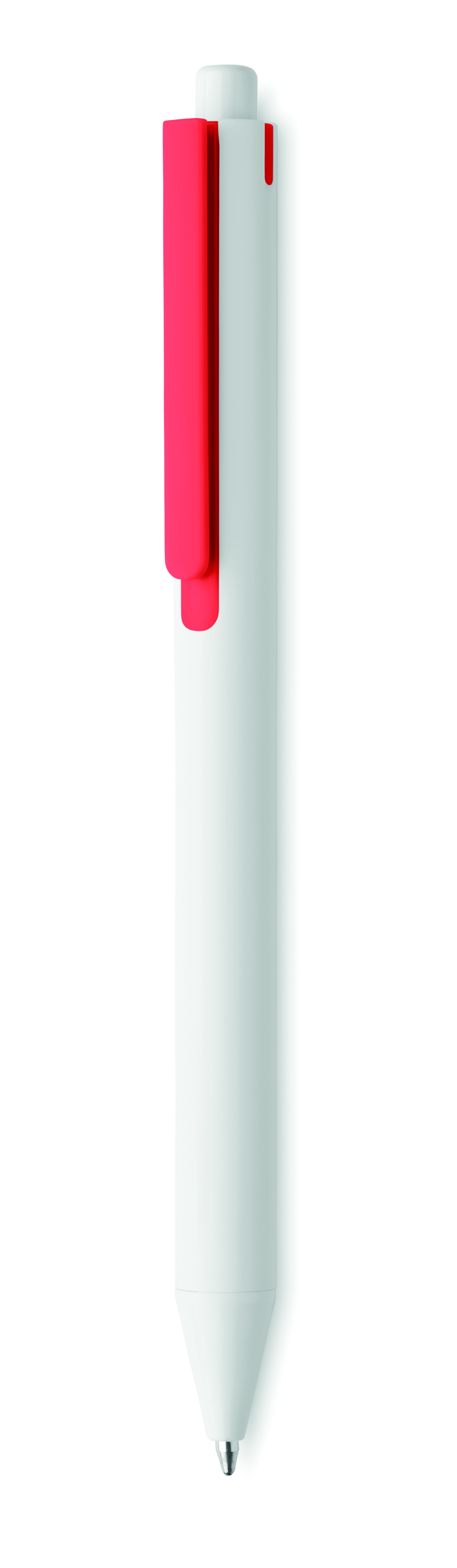 Kugelschreiber, Kugelschreiber mit Clip, dünner Stift, Gelschreiber, roter Clip