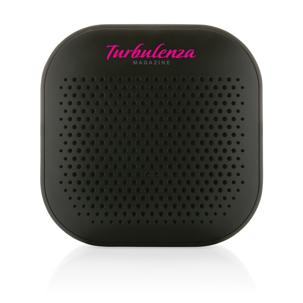 Elektronik, Hardware, Modem, Lautsprecher, Lautsprecher, Mini-Lautsprecher, Bluetooth, Schwarz, Punktierte Oberfläche, Lautsprecher, Bluetooth-Lautsprecher, Kompakt, Schwarz, Perforiert, Lautsprecher, Kompakt, Rundlochmuster, Schwarz, Turbulenza Magazin